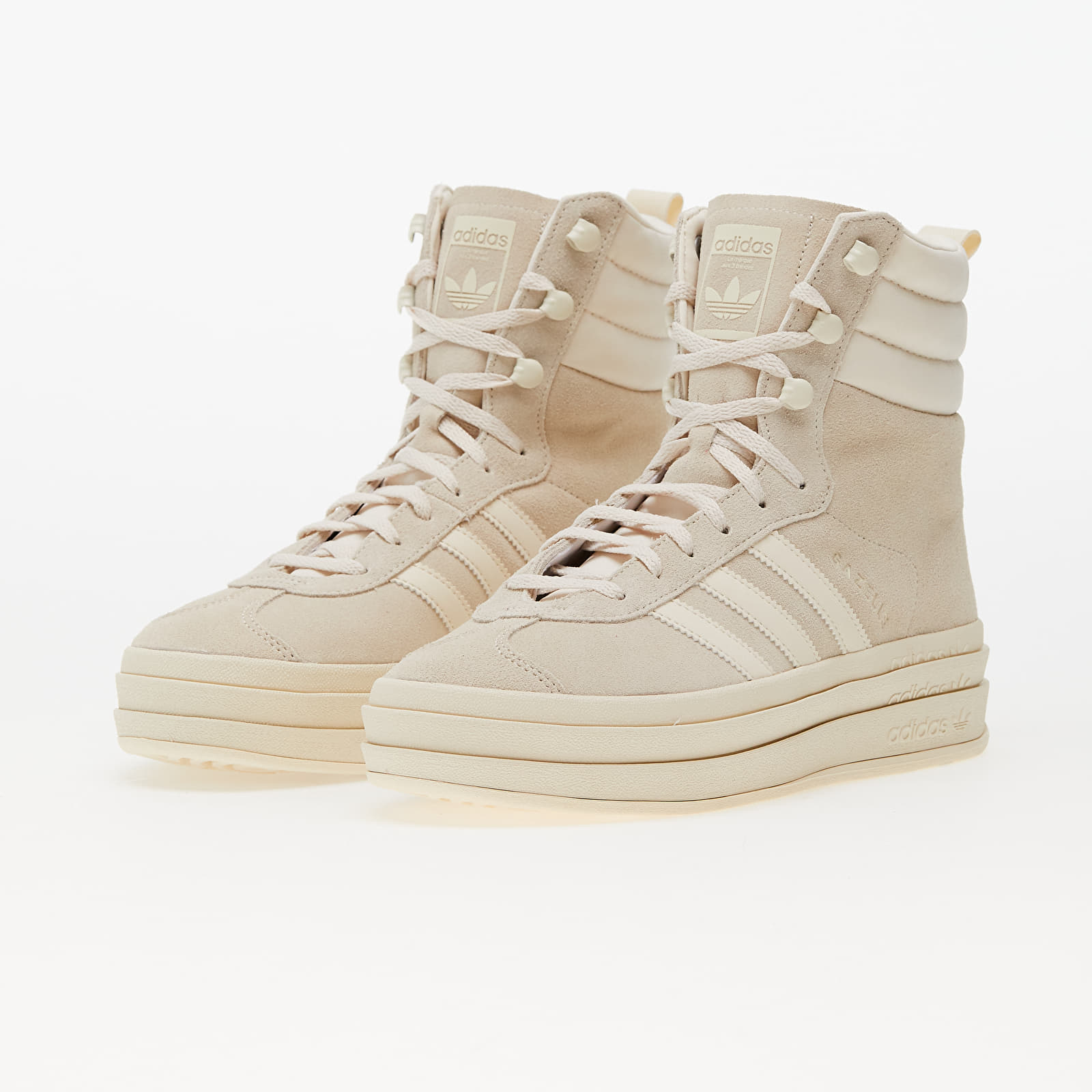 Damessneakers en schoenen adidas Originals Gazelle Boot W Wonder White Wonder White Wonder White Queens