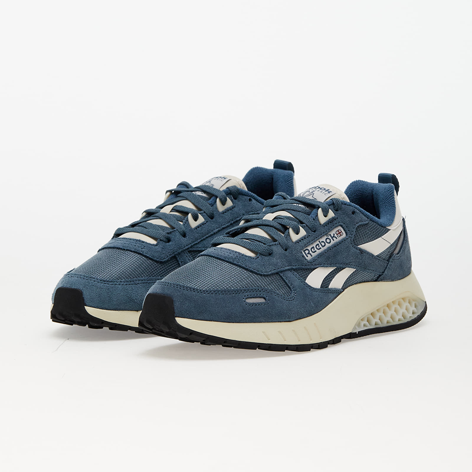 Pánske tenisky a obuv Reebok Classic Leather Hexalite Hooblu/ Chalk/ Alabaster