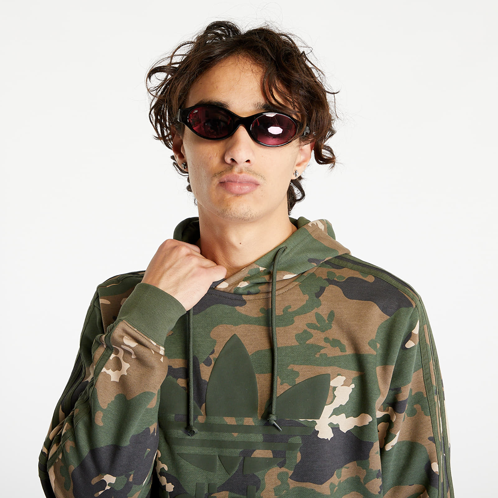 Sweatshirts adidas Originals Graphics Camo Hoodie Shadow Green