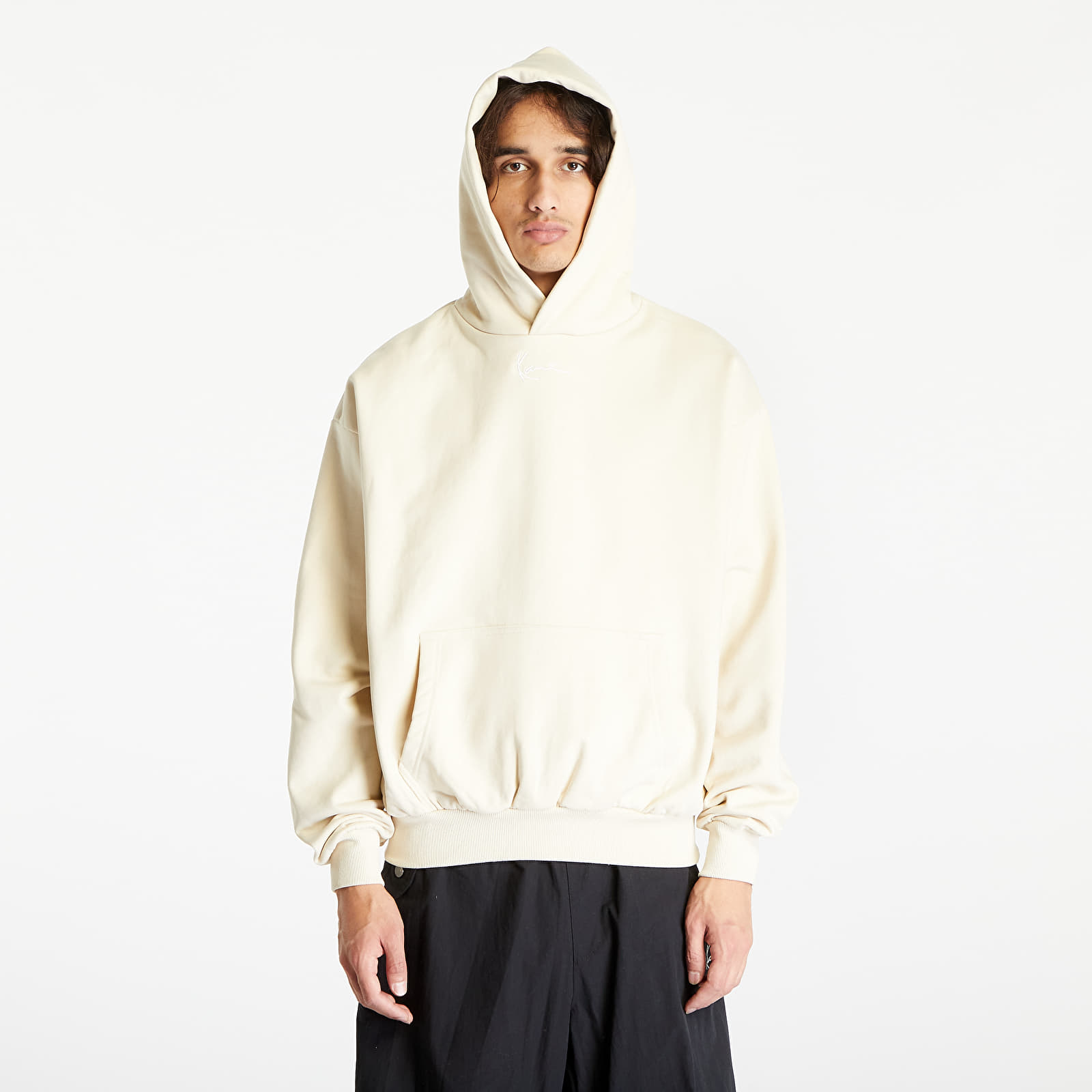 Felpe Karl Kani Small Signature Os Heavy Sweat Hoodie Off White