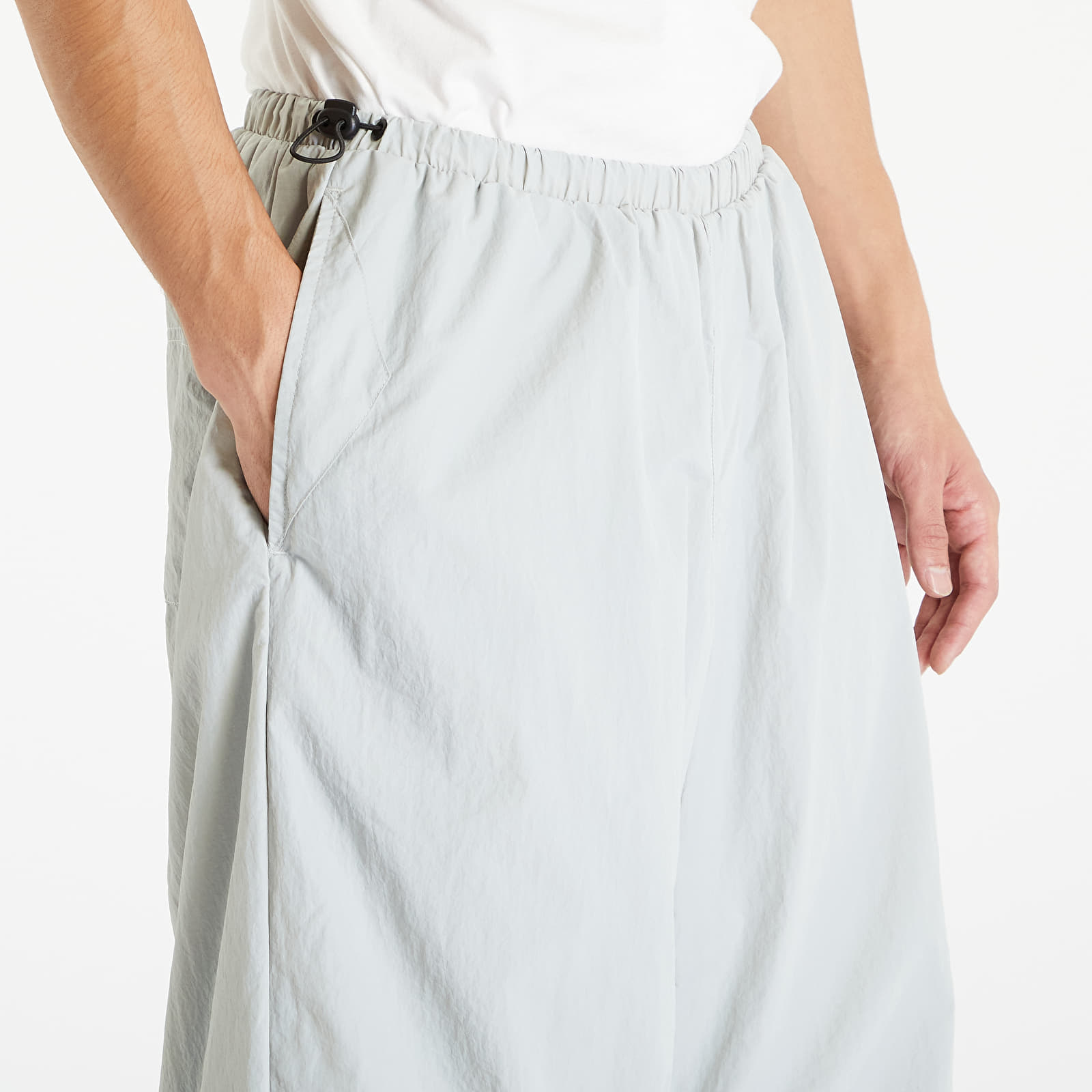 Pants Urban Classics Nylon Parachute Pants Light Asphalt