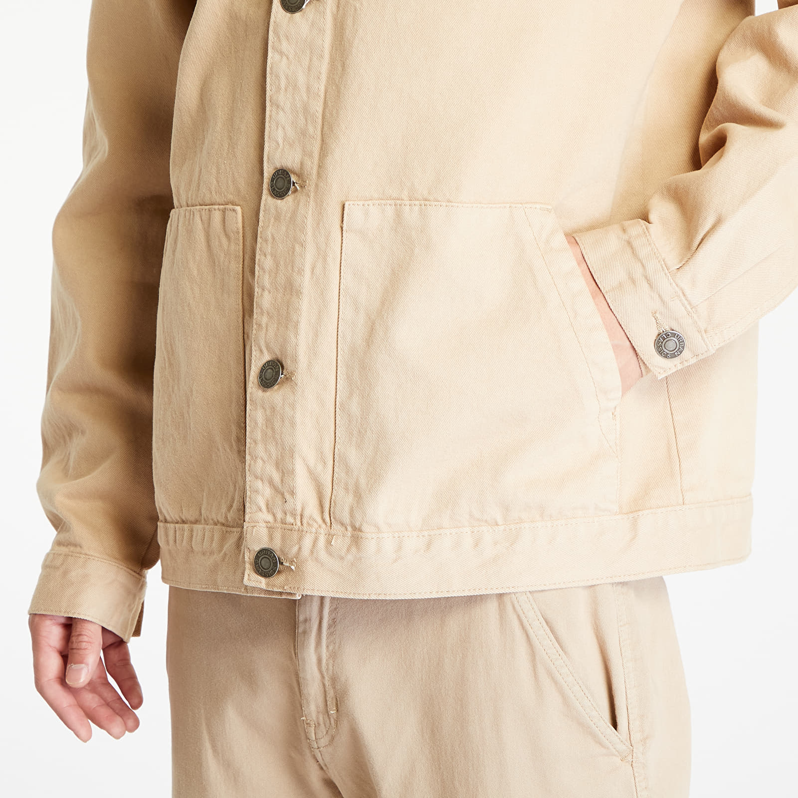 Kurtki i płaszcze Urban Classics Painter's Jacket Union Beige