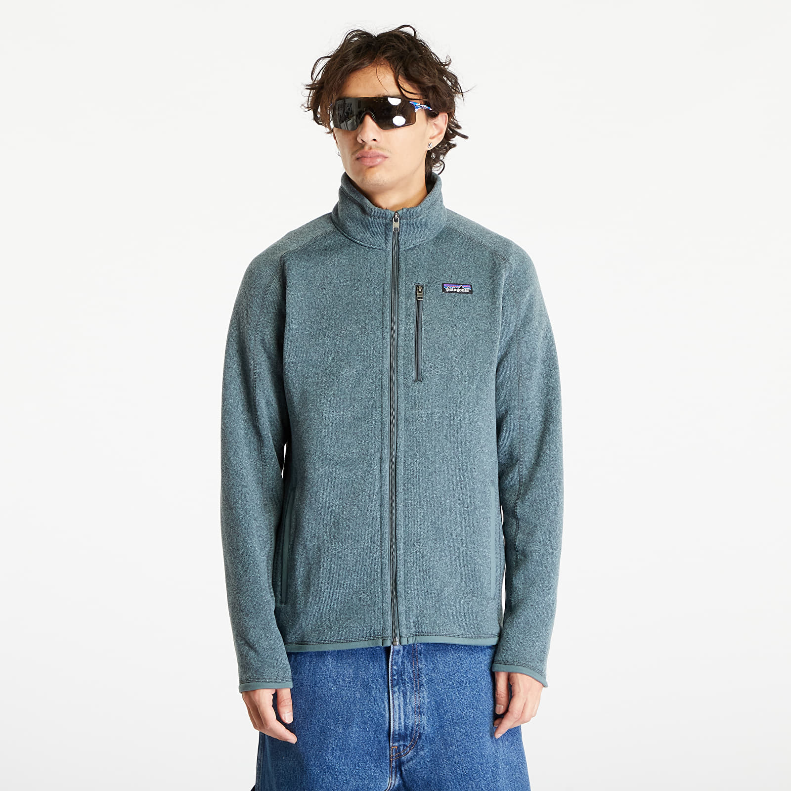 Bundy a kabáty Patagonia M's Better Sweater Jacket Nouveau Green
