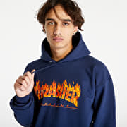 Hoodies and sweatshirts Thrasher Inferno Hood Navy Blue Queens