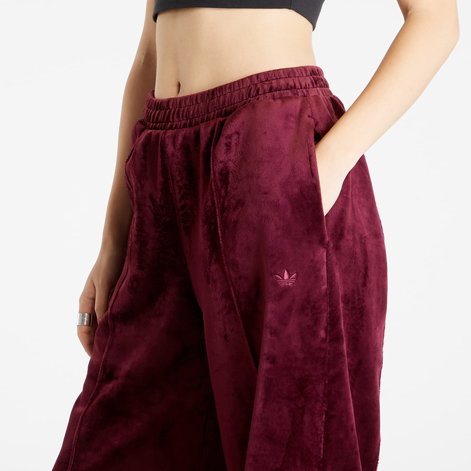 Jeans en broeken adidas Originals Velvet Pant Maroon Queens