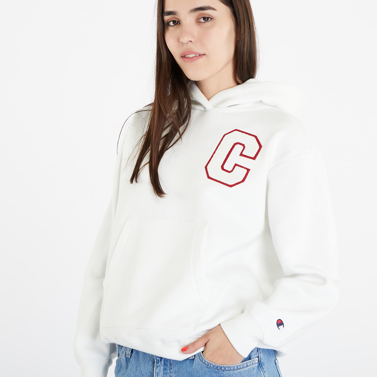 Hanorac Champion Hooded Sweatshirt White - 1 | YEO