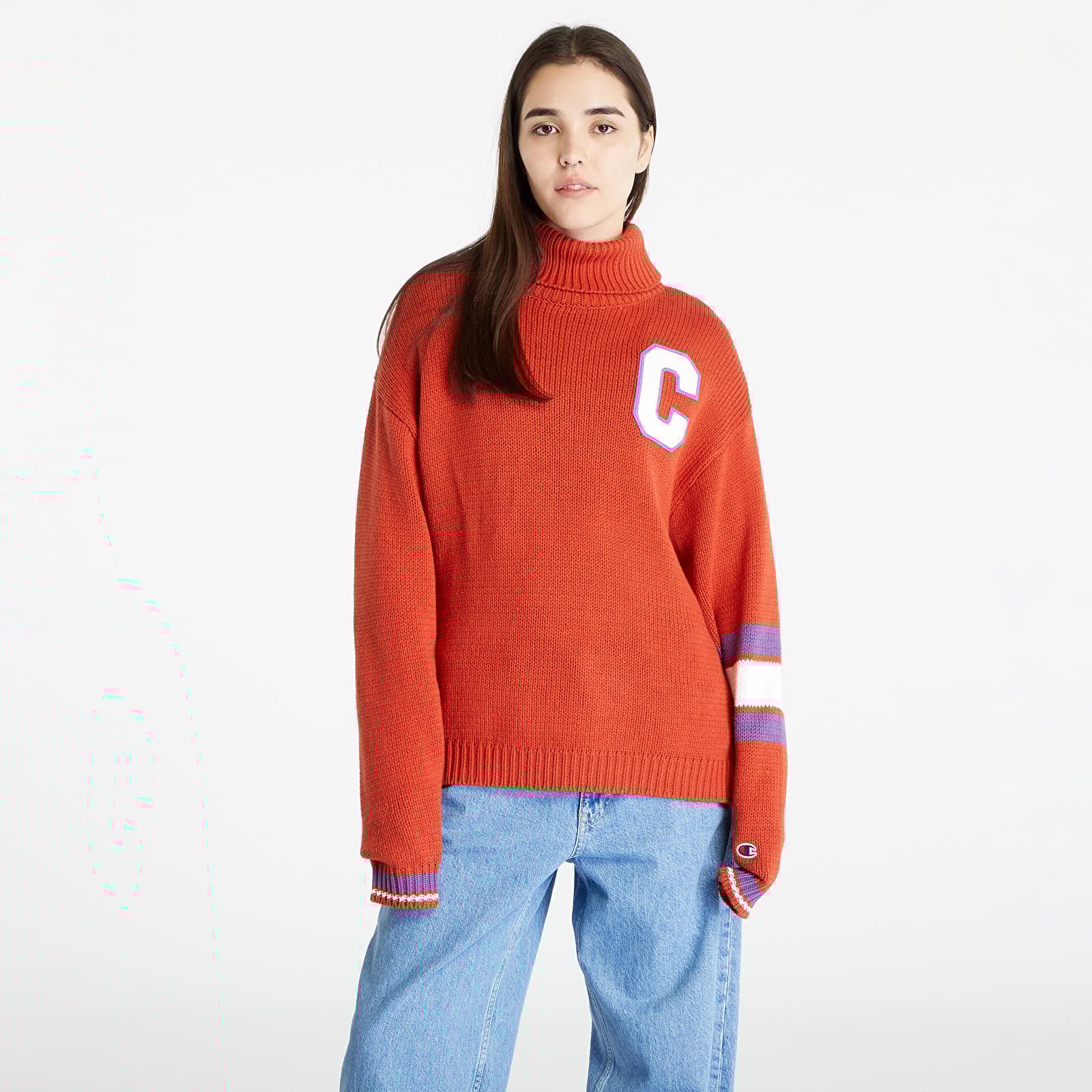 Bluzy i swetry Champion Crewneck Sweater Orange
