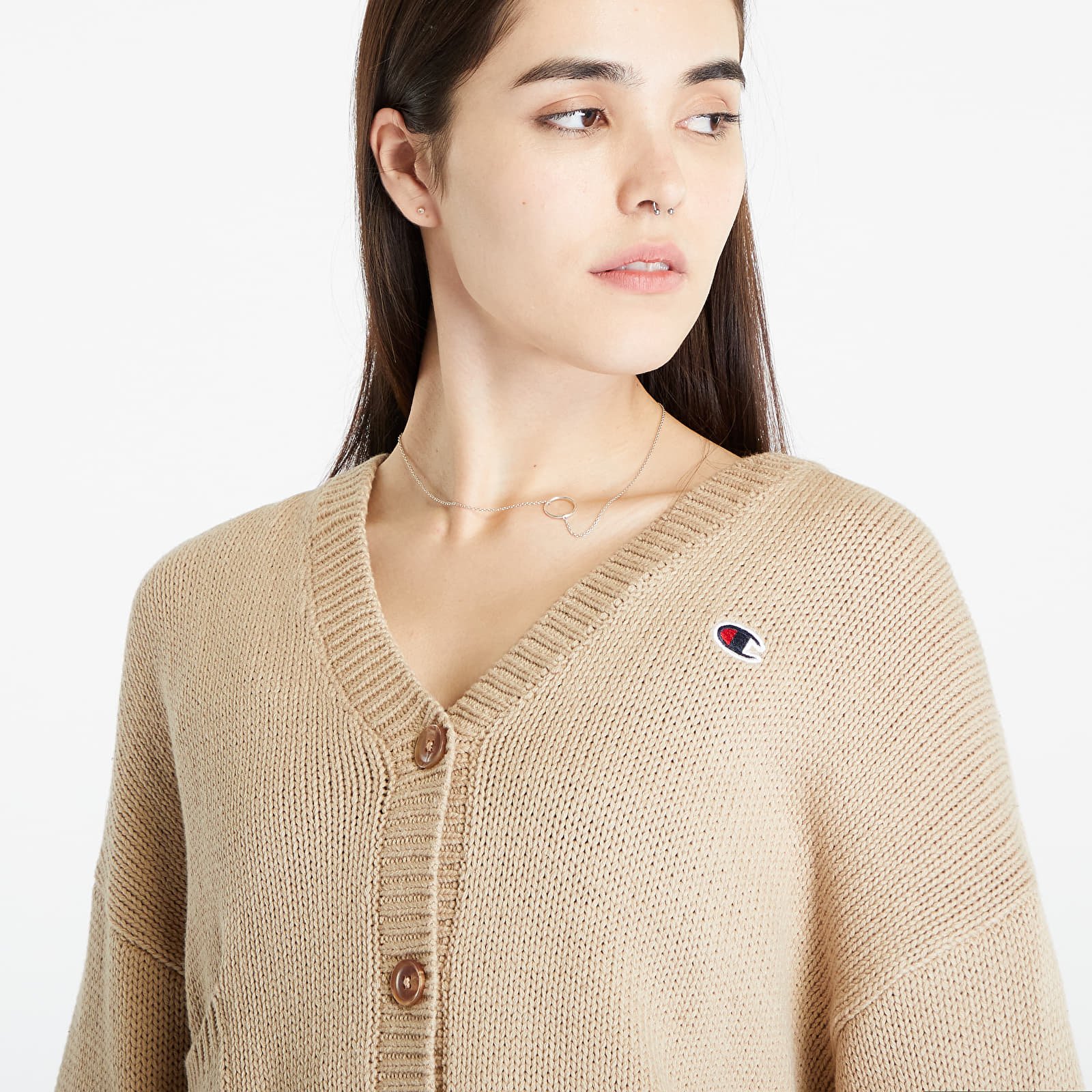 Суитшърти и пуловери Champion Cardigan Top Beige