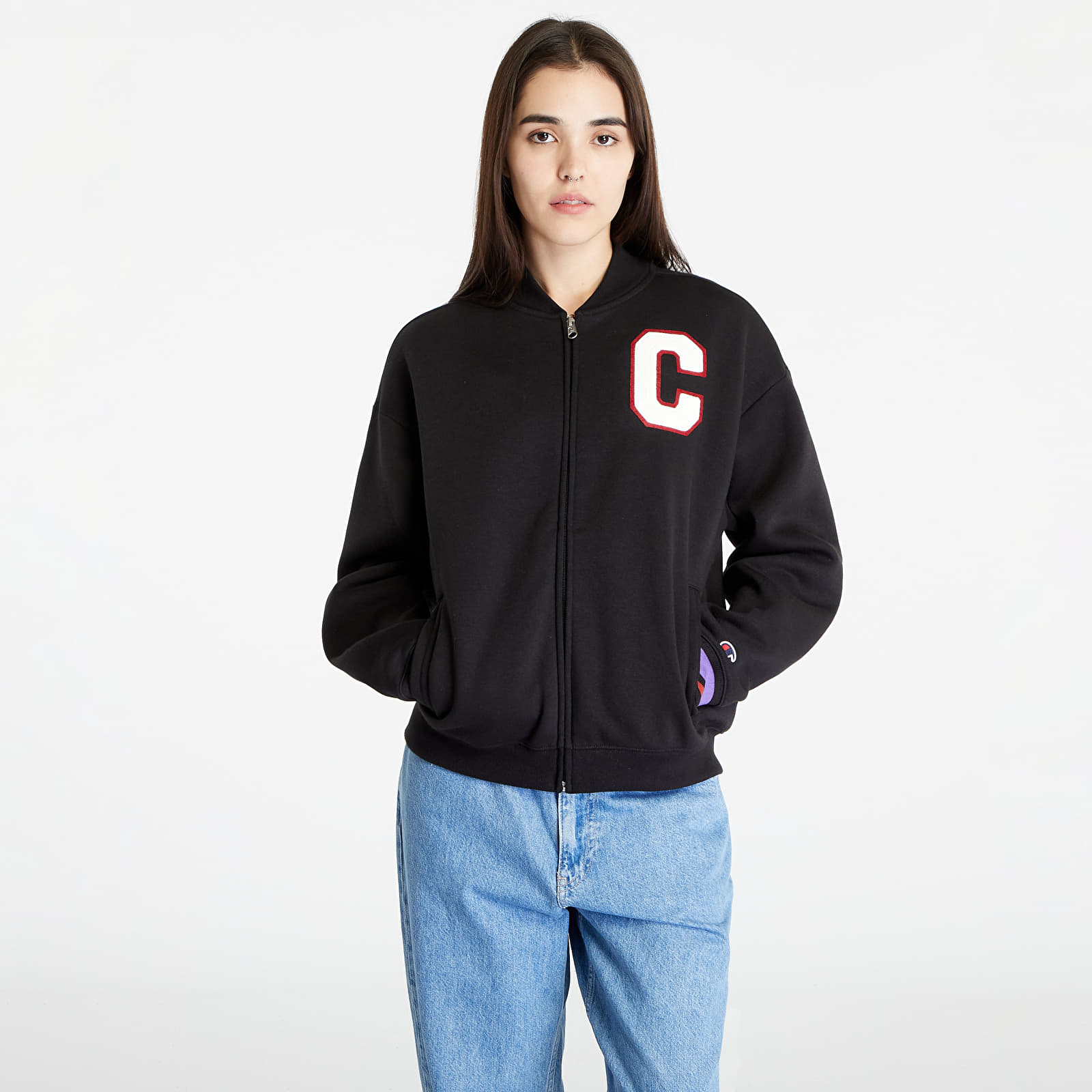 Sweaters Champion Bomber Sweatshirt Black