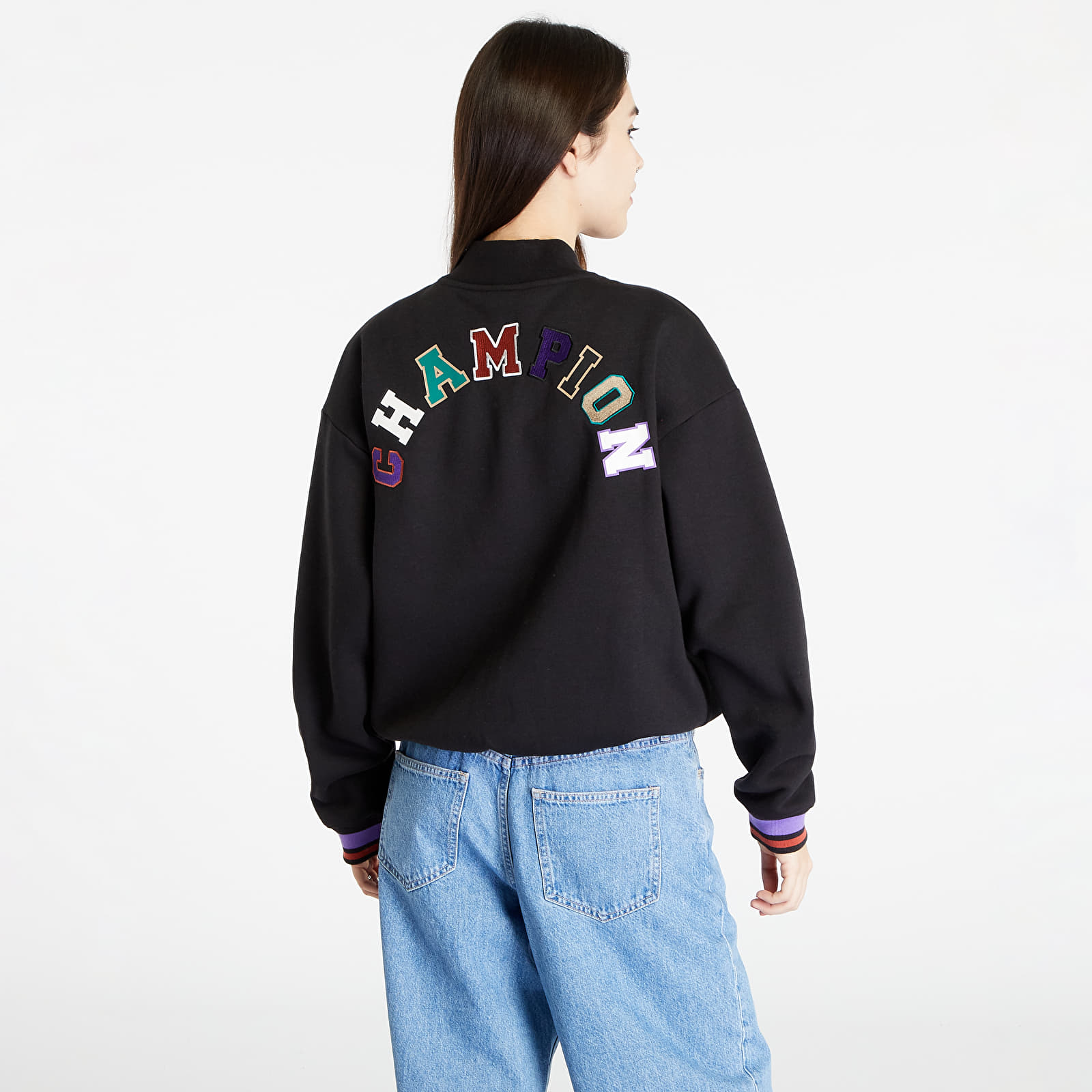 Sweaters Champion Bomber Sweatshirt Black