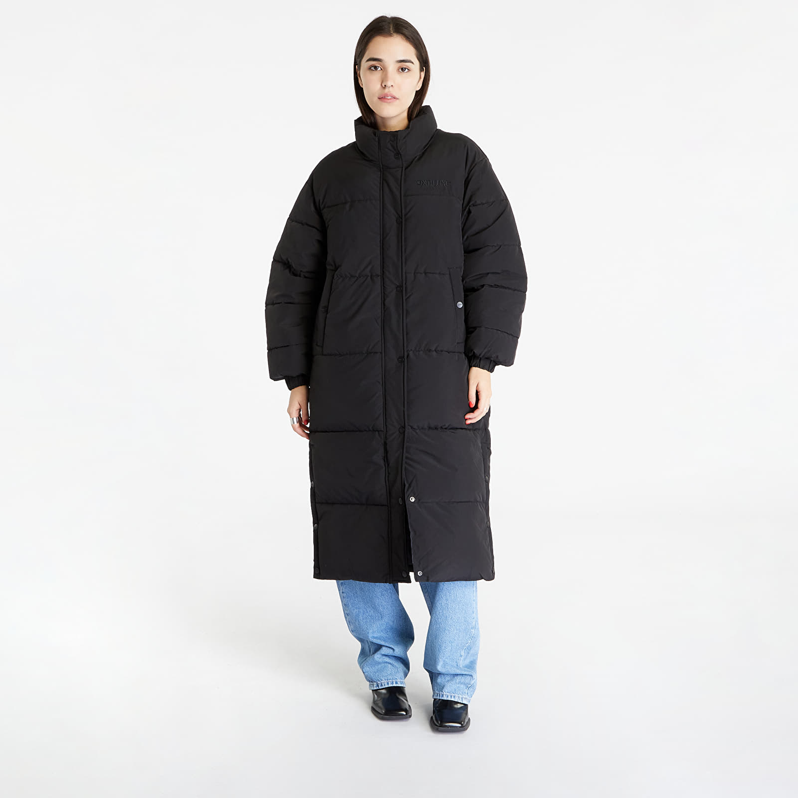 Jas Sixth June Long Puffer W/ Sj Embroidery Black S