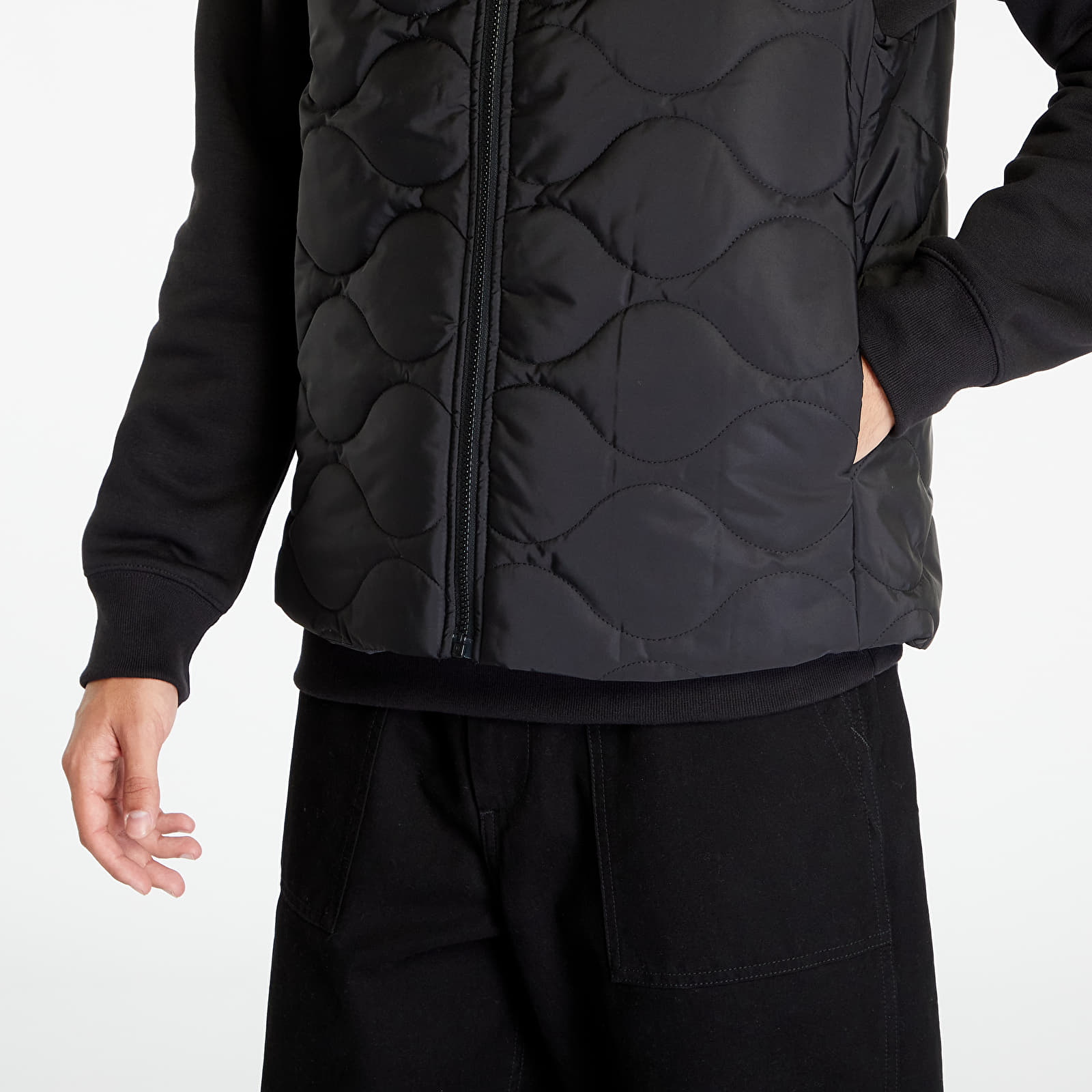 Vestid Urban Classics Zipped Gilet Black