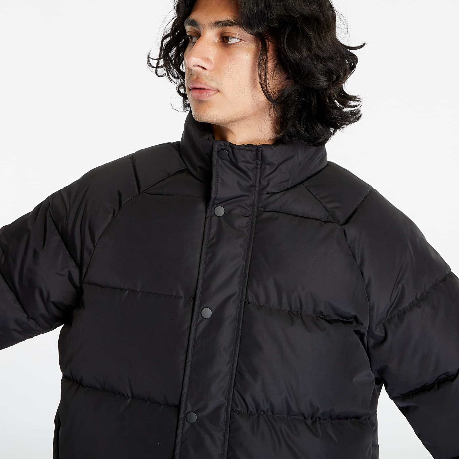 Jakker Urban Classics Raglan Puffer Jacket Black