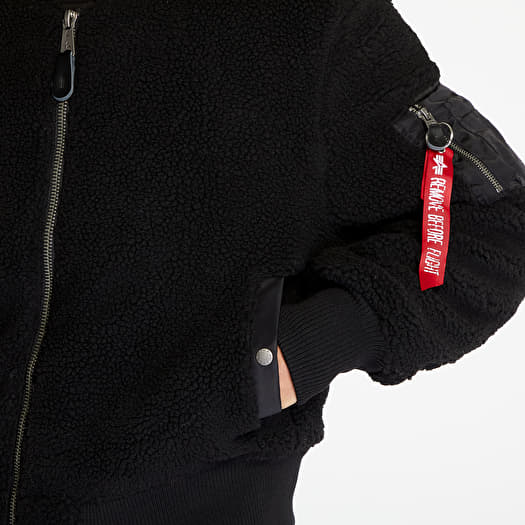 Jackets Alpha Industries MA 1 Teddy Black Queens