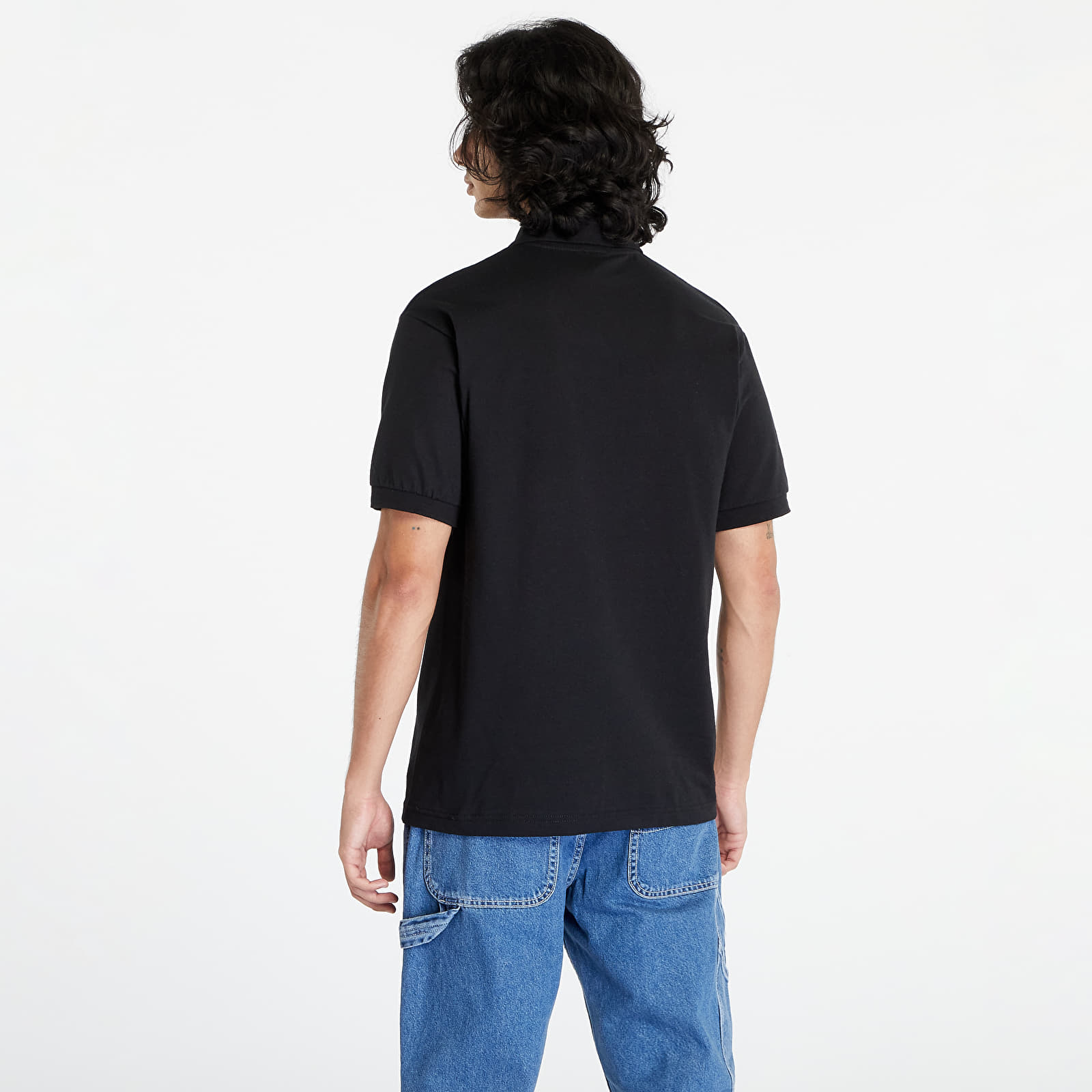 Men's T-shirts Thrasher Mini Gonz Embroidered Polo Tee Black