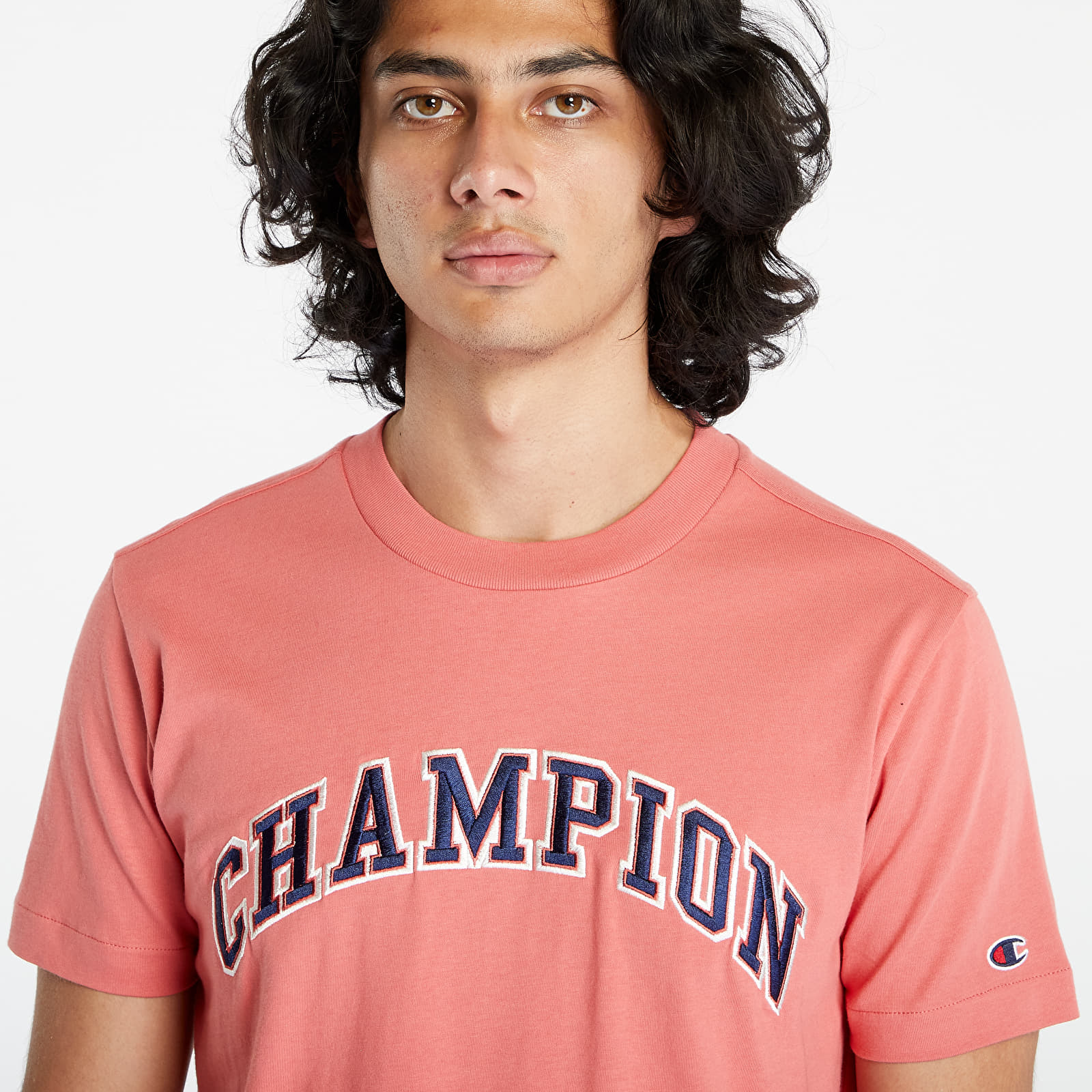 Pólók Champion Crewneck T-Shirt Pink