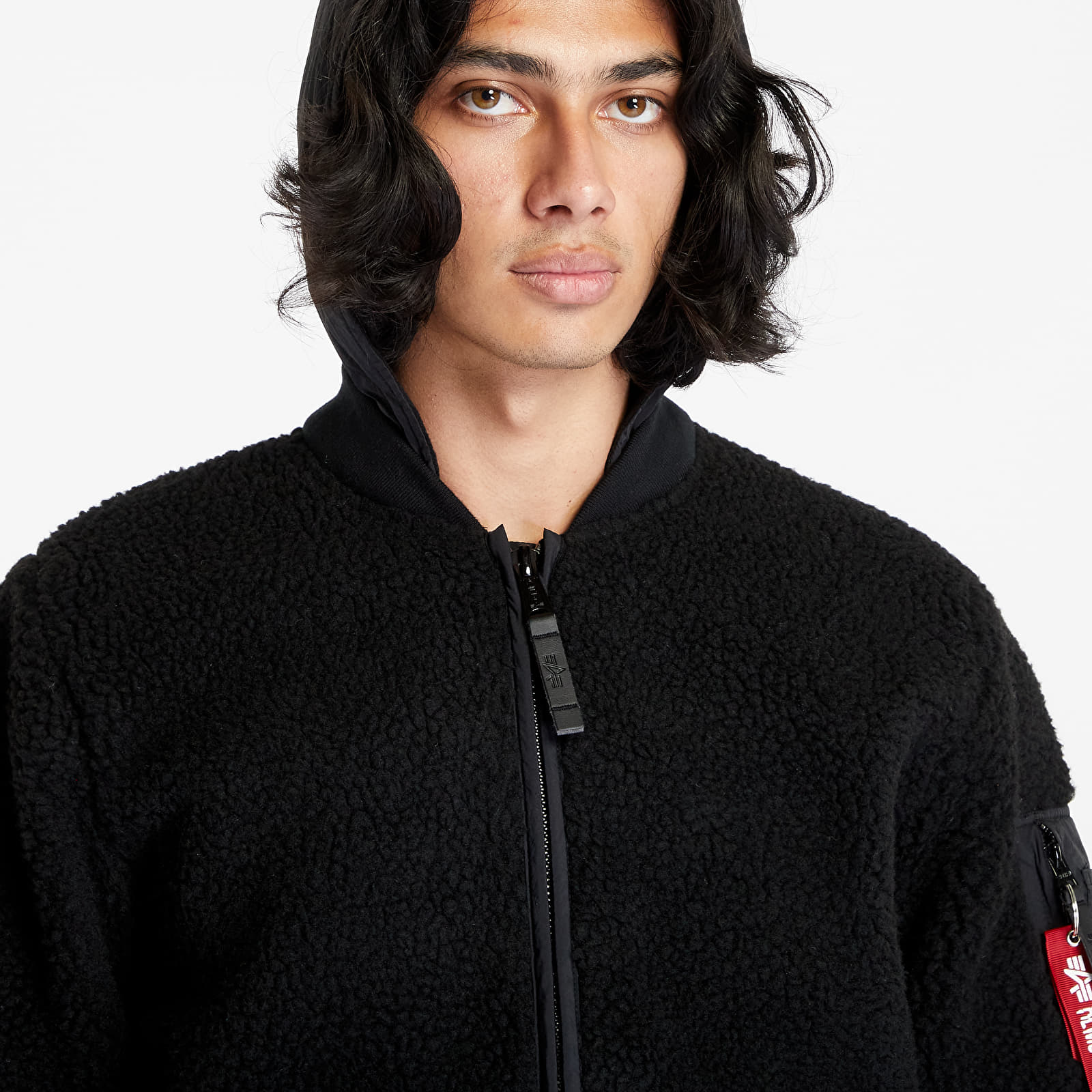 Joped Alpha Industries Teddystoff Nylon ZH Jacket Black