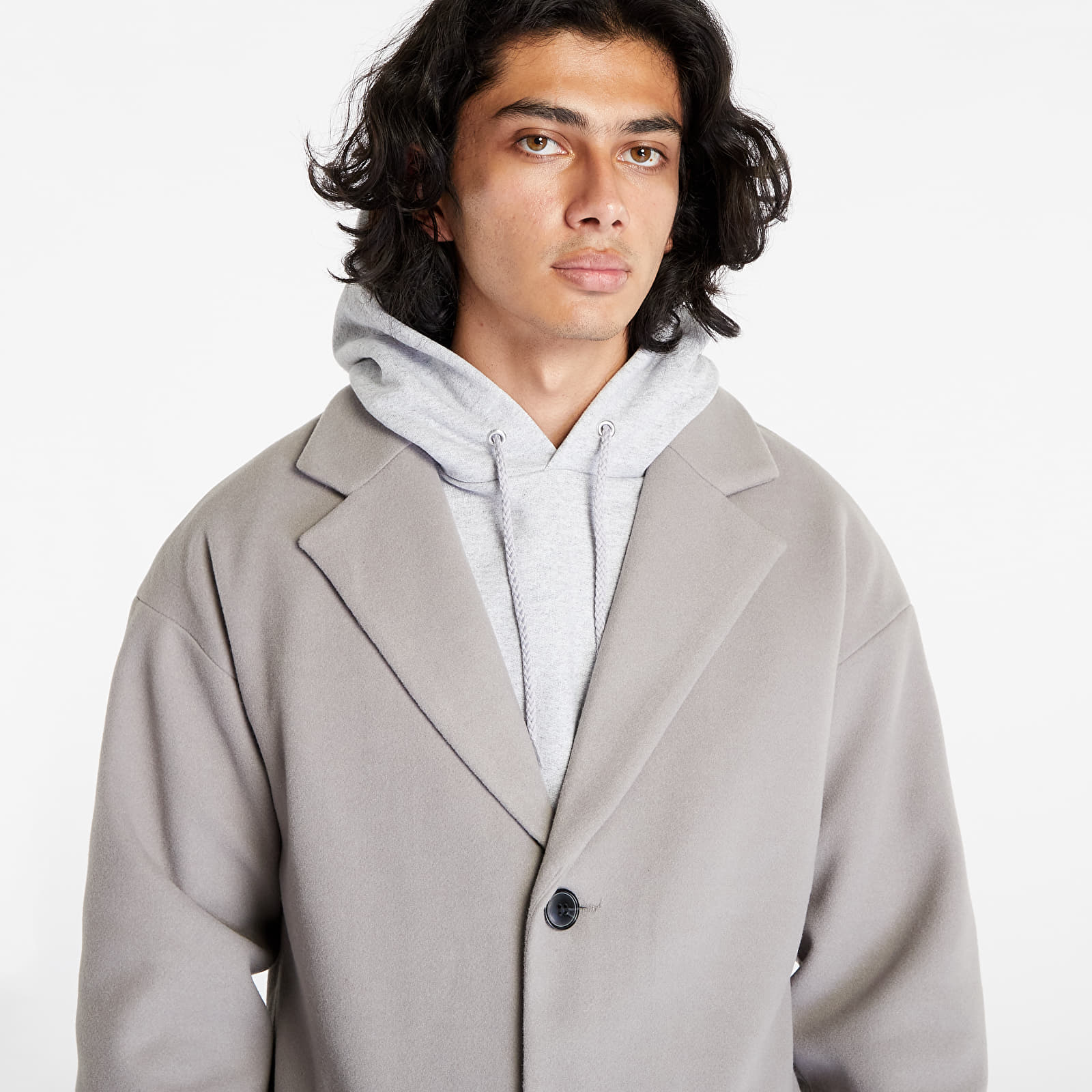 Jackets and Coats Urban Classics Long Coat Wolf Grey