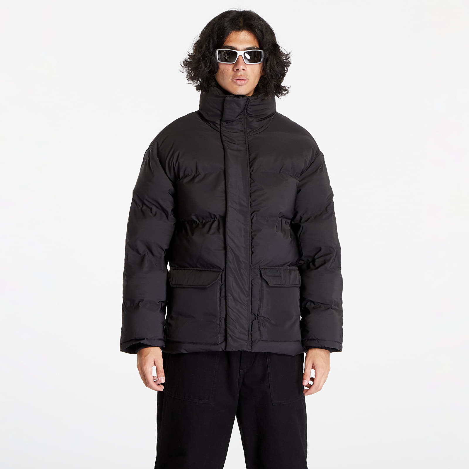 Kurtki Sixth June Long Oversize Down Jacket Black