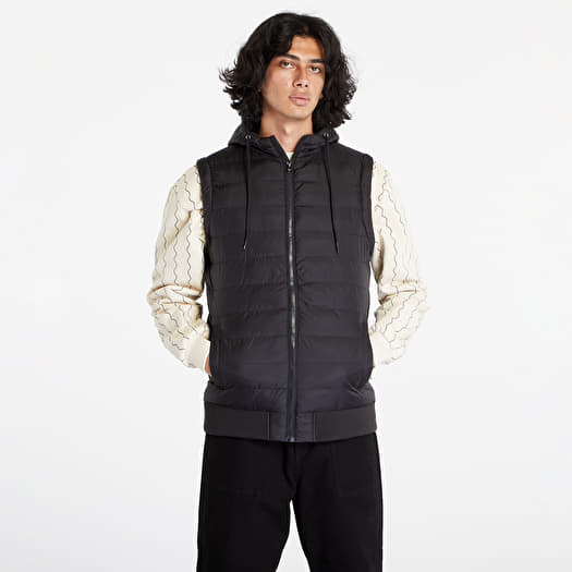 Mens bubble vest with hood sale