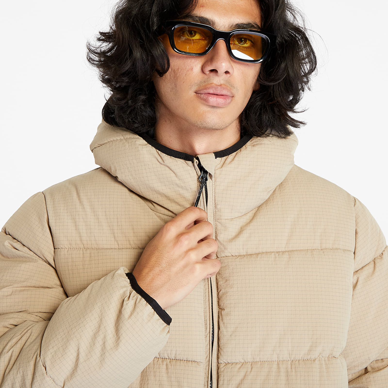 Jachetă Champion Hooded Jacket Beige - 1 | YEO