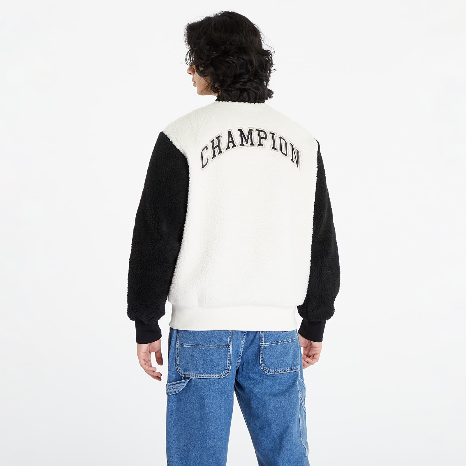 Kurtki Champion Bomber Top Creamy/ Black