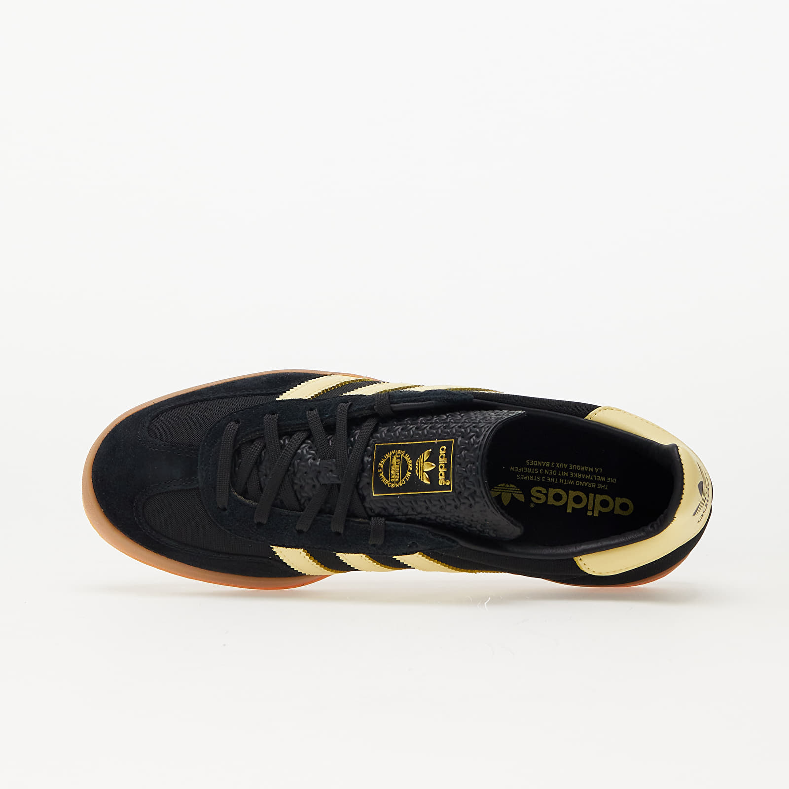 Мъжки кецове и обувки adidas Originals Gazelle Indoor Core Black/ Almost Yellow/ Gum2
