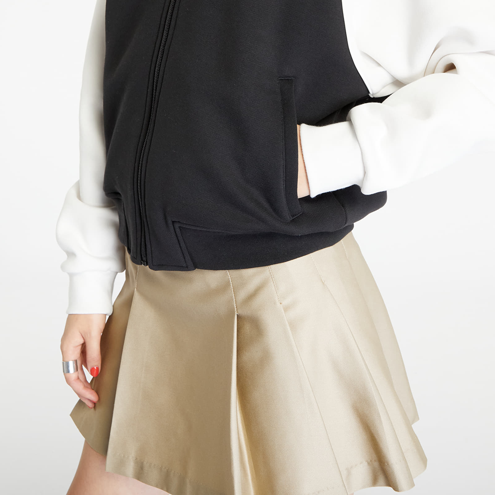 Bomber bundy adidas Originals Adicolor Classics Trefoil Colleague Fleece Jacket Bomber Black