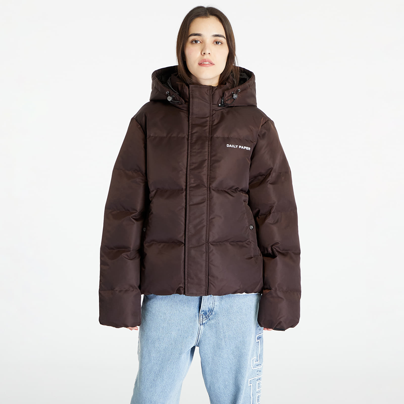 Jackets Daily Paper Epuffa Jacket Syrup Brown Queens