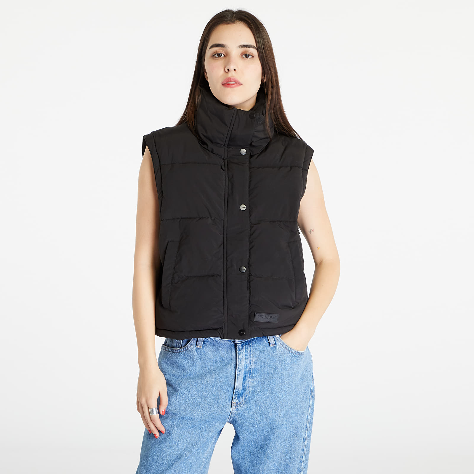 Jackets Sixth June Puffer W/ Amovible Sleeves Black