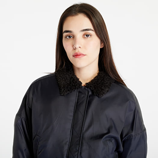 Bomber Jackets Urban Classics Ladies Pilot Bomber Jacket Black/ Black |  Queens