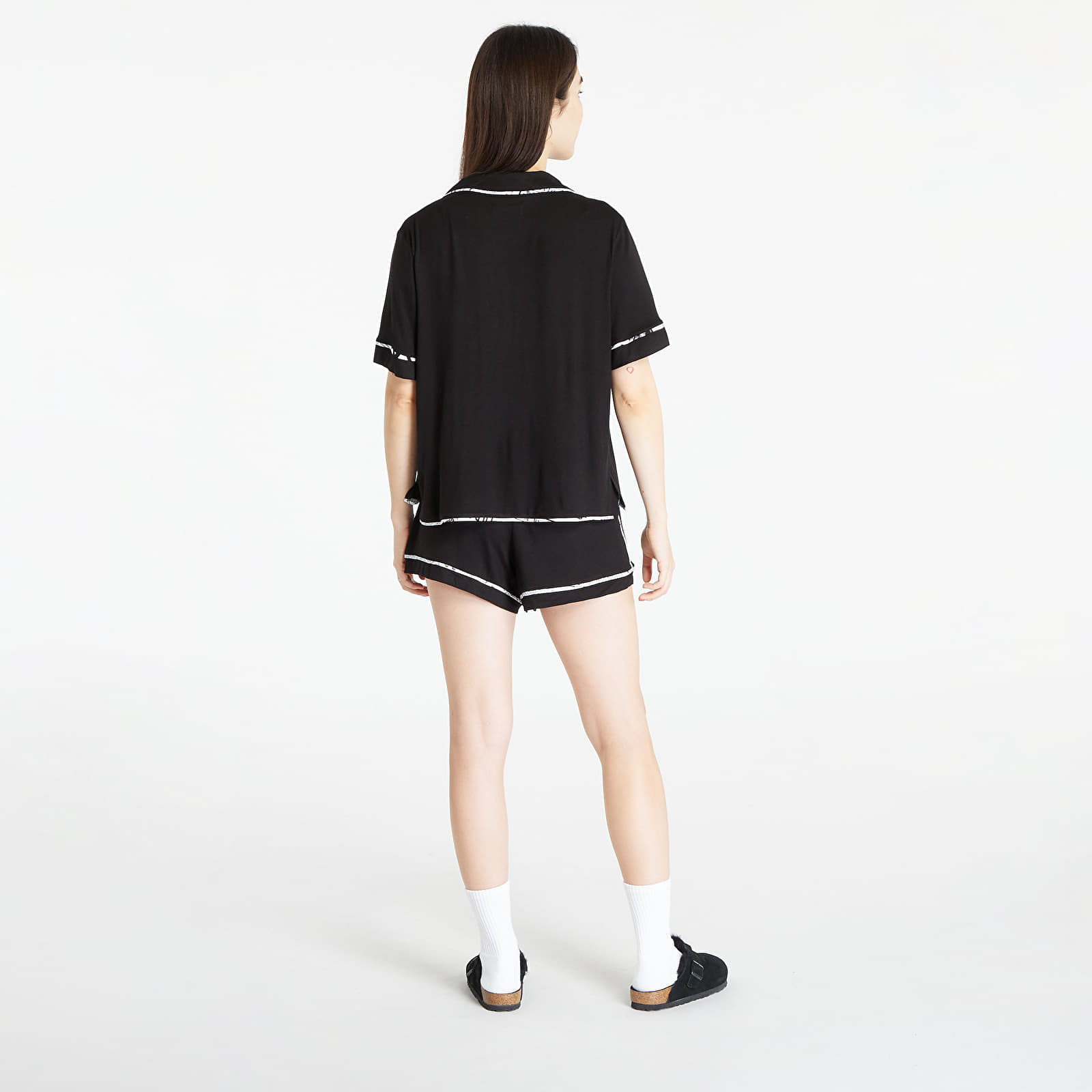 Pyžama DKNY WMS Boxer S/S Pajamas Set Black