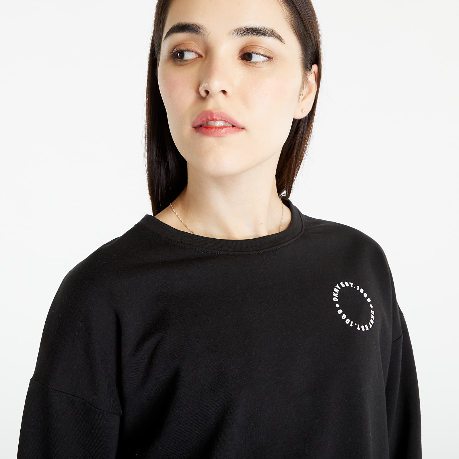 Pajamas DKNY WMS Boxer L/S PJ Set černé
