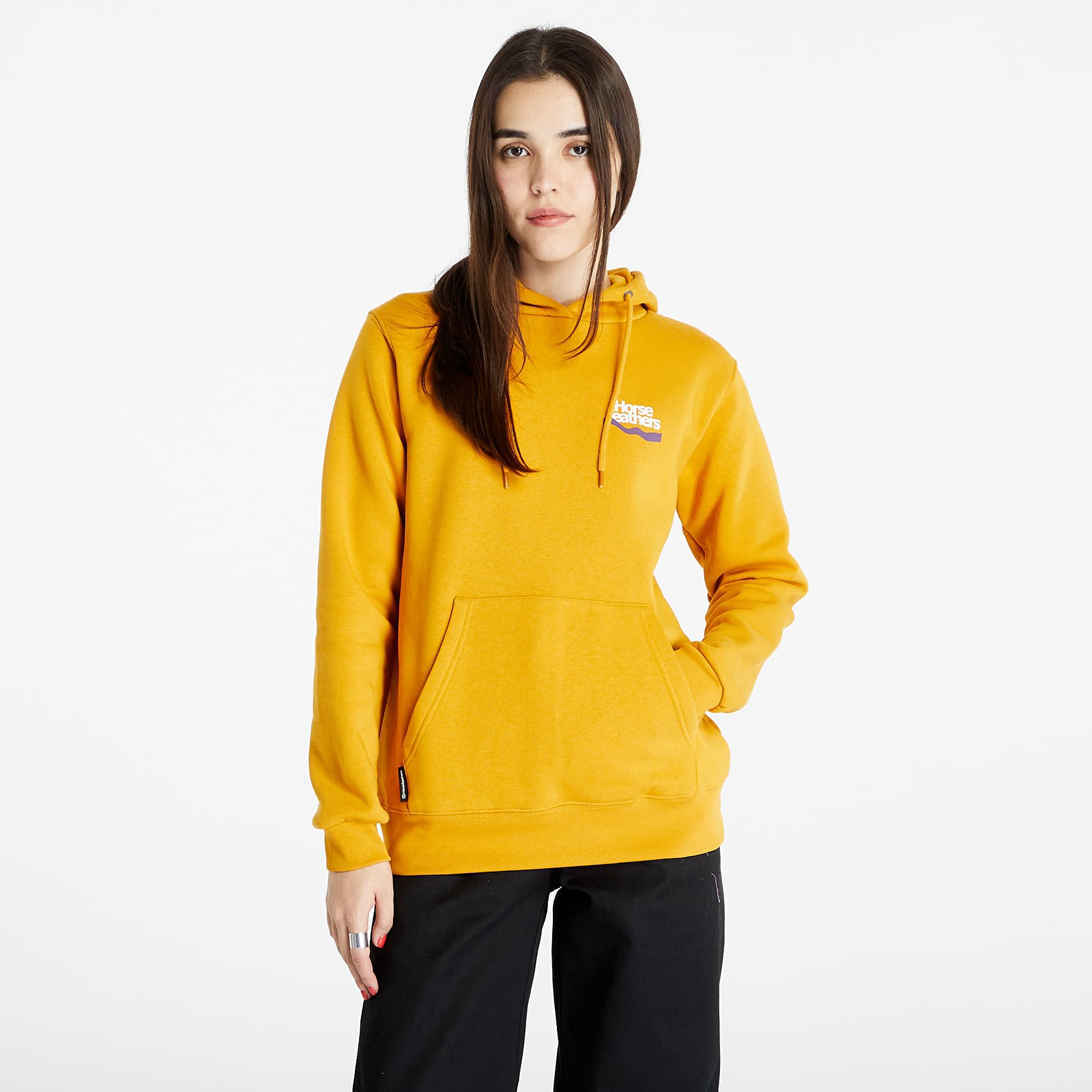 Mikinas ar kapuci un sporta krekli Horsefeathers Uta Sweatshirt Sunflower