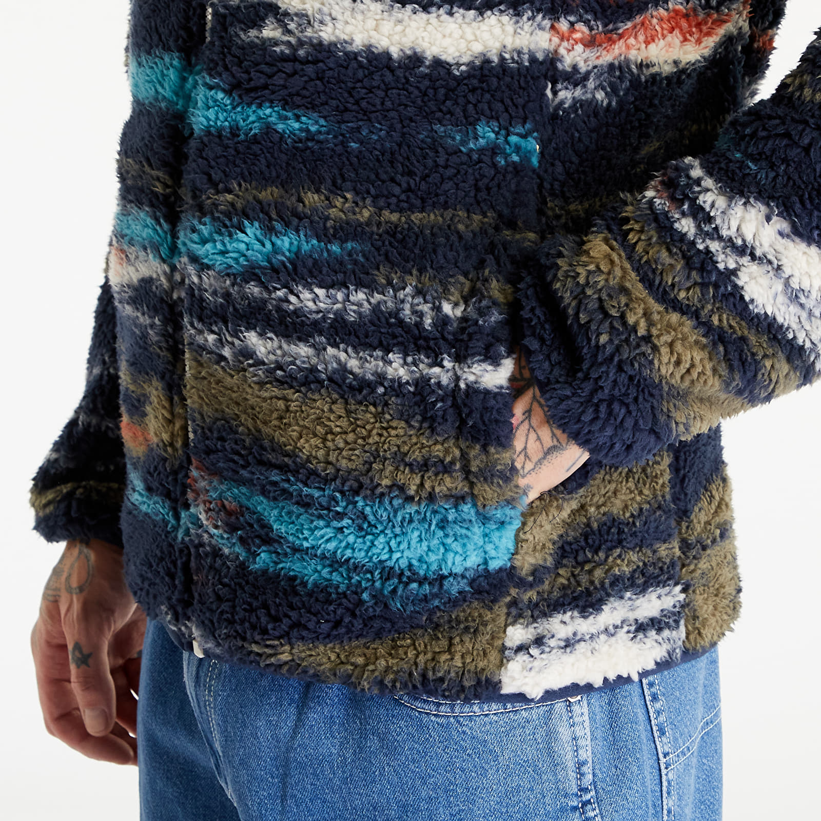 Bundy Columbia Winter Pass™ Print Fleece Full Zip Jacket Collegiate Navy