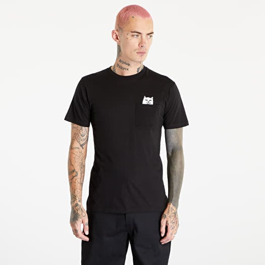 T-shirt RIPNDIP Lord Nermal Pocket Tee Black