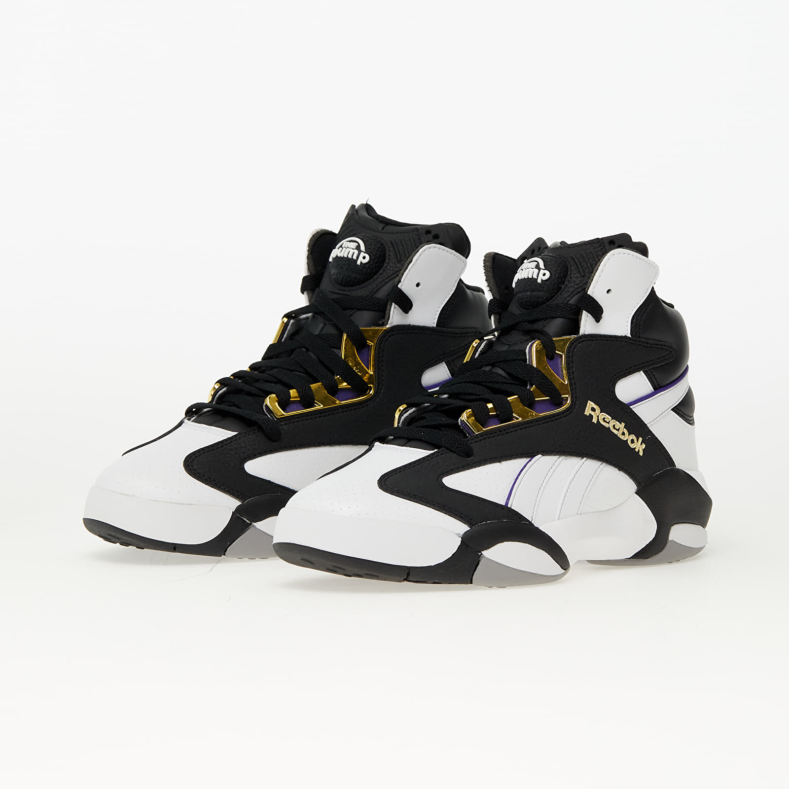 Men s sneakers and shoes Reebok Shaq Attaq Ftw White Core Black Gold Metallic Queens