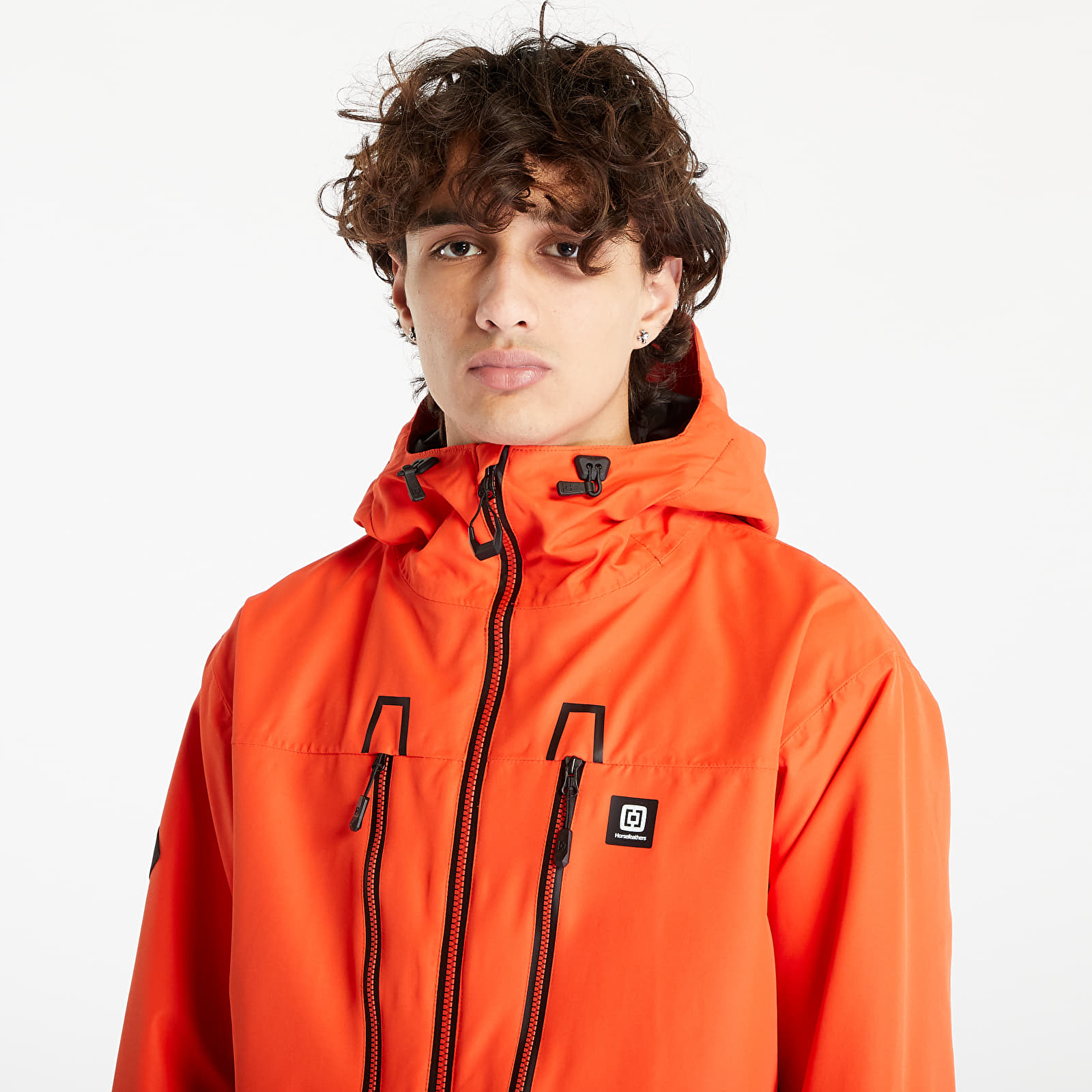Kurtki Horsefeathers Halen II Shell Jacket Flame Red