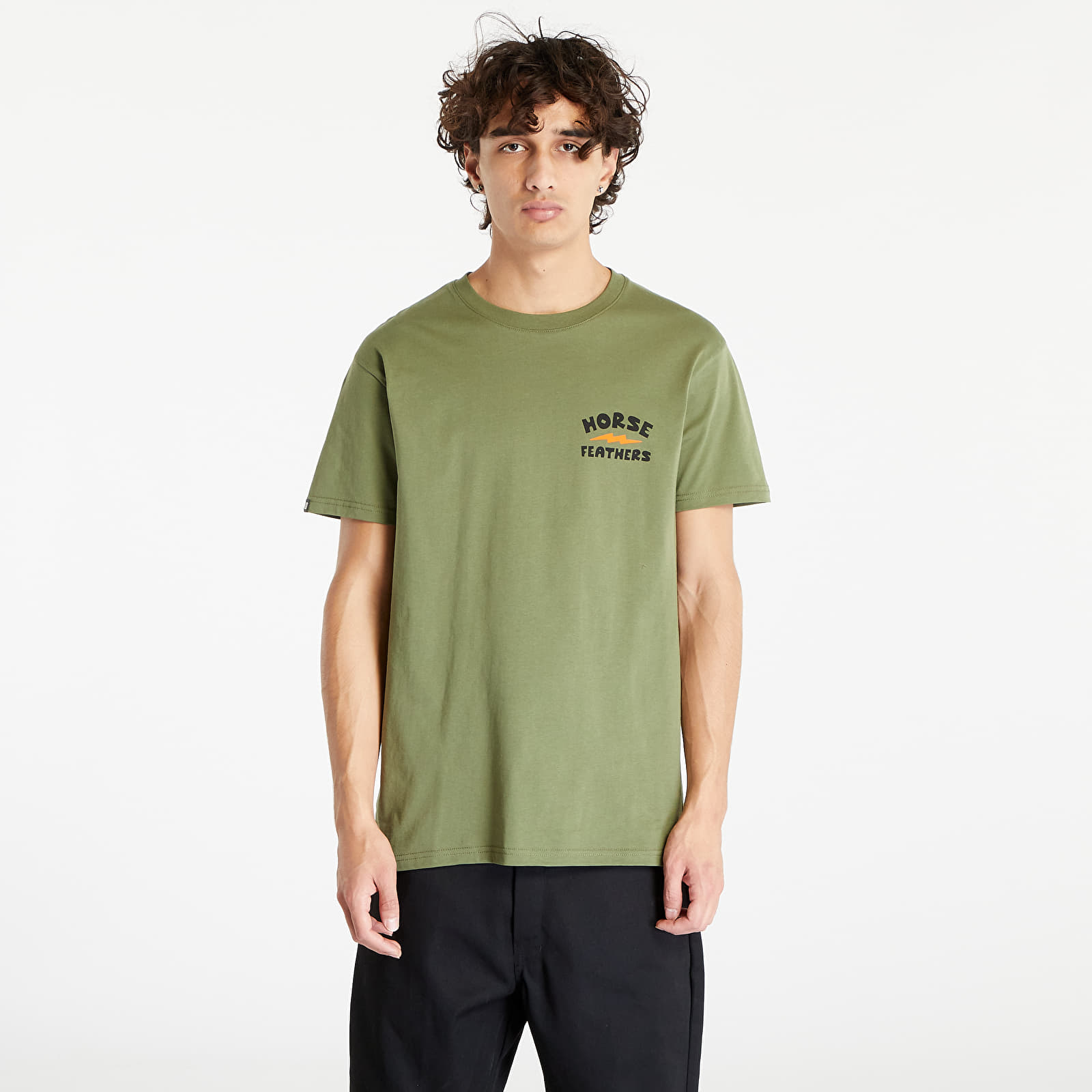 T-krekli Horsefeathers Ignite T-Shirt Loden Green