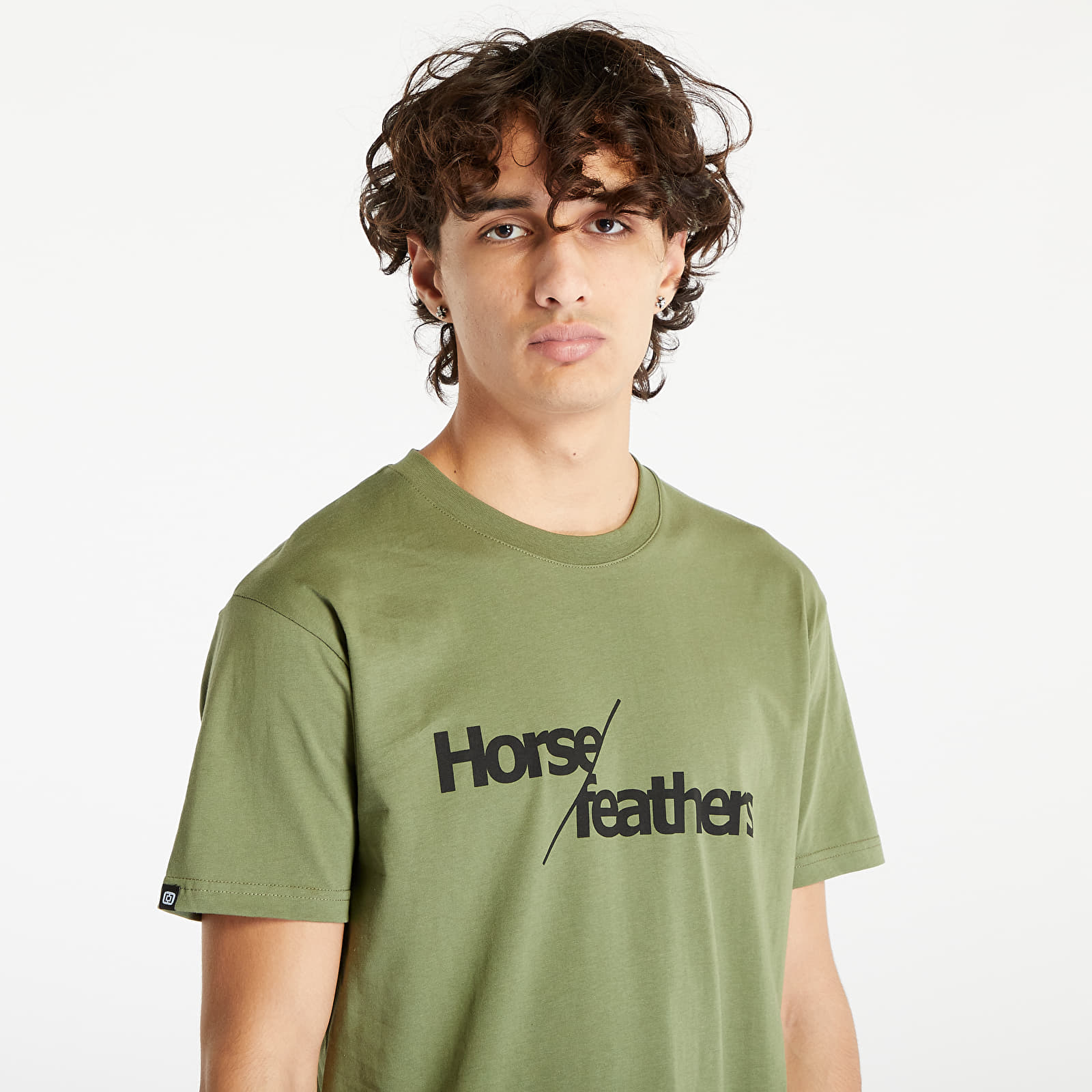 T-krekli Horsefeathers Slash T-Shirt Loden Green