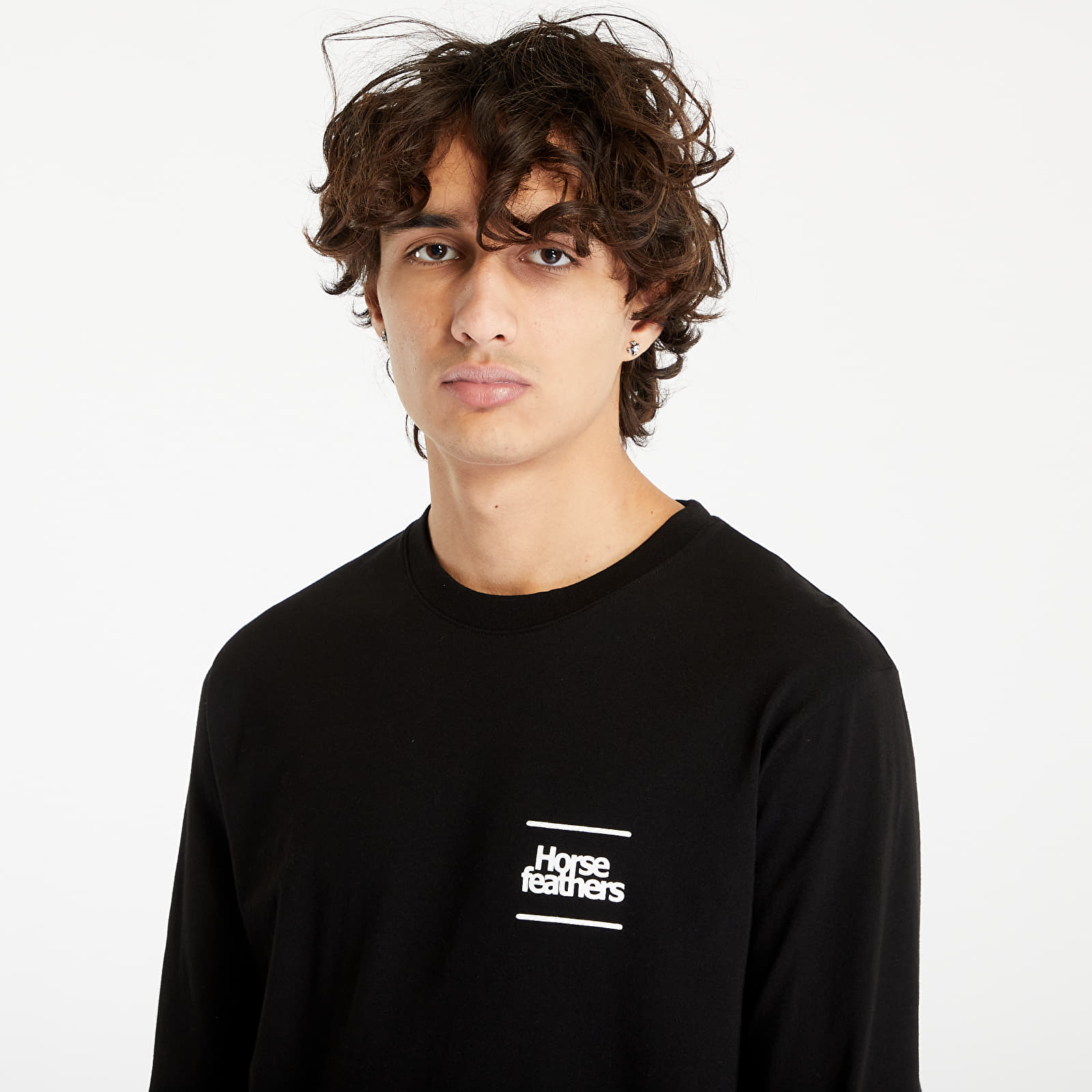 T-krekli Horsefeathers Chess T-Shirt Black