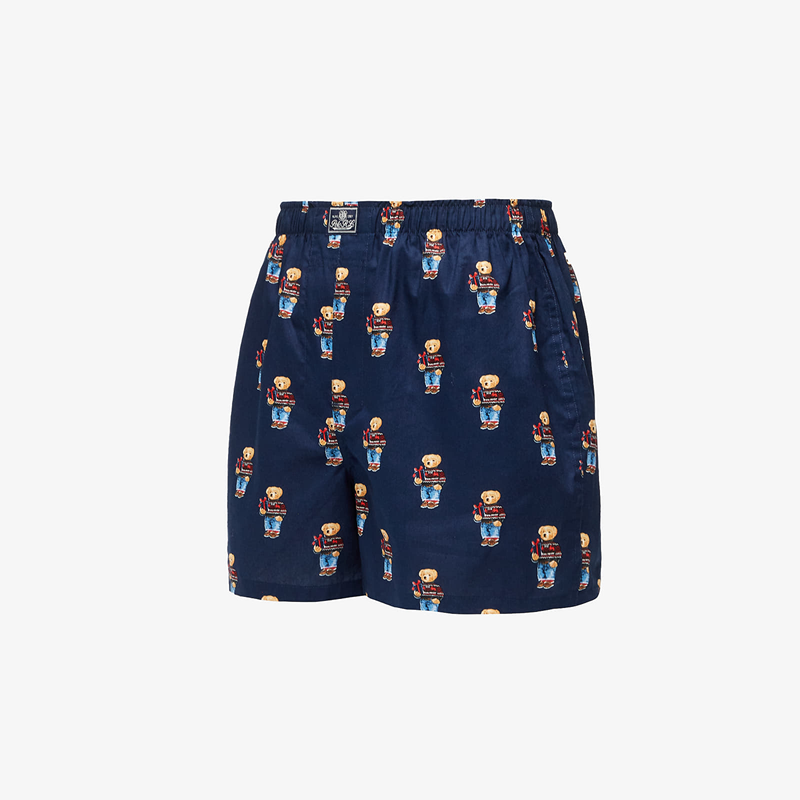 Trenky Polo Ralph Lauren Cotton Boxer 2-Pack Navy/ Red