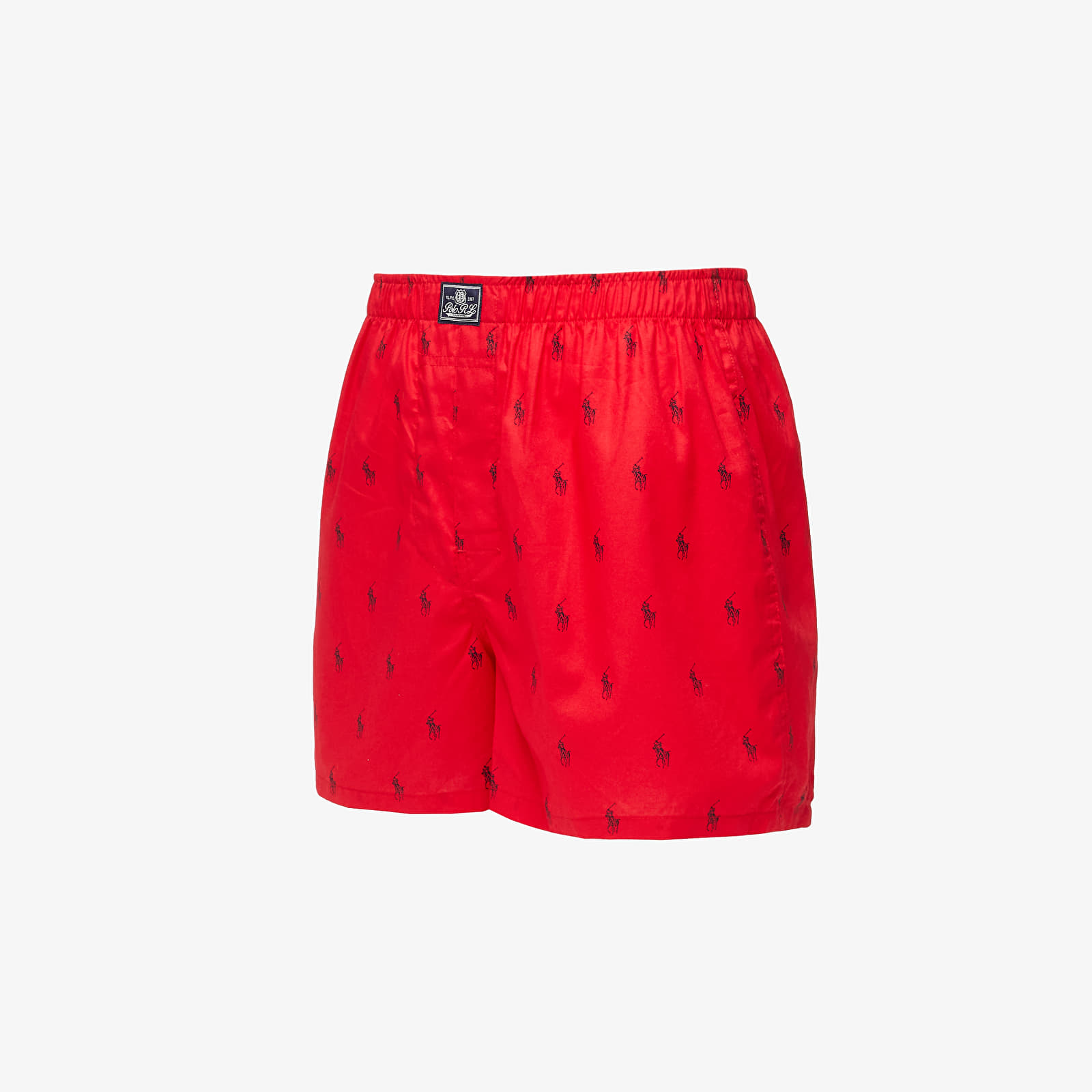 Trenky Polo Ralph Lauren Cotton Boxer 2-Pack Navy/ Red