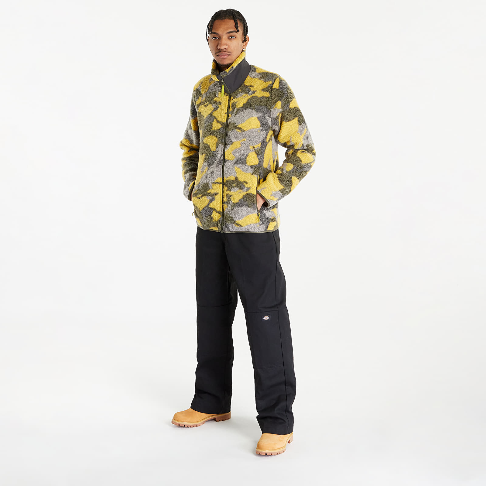 Striukės Helly Hansen Panorama Printed Pile Jacket Bright Moss Woodland Camo