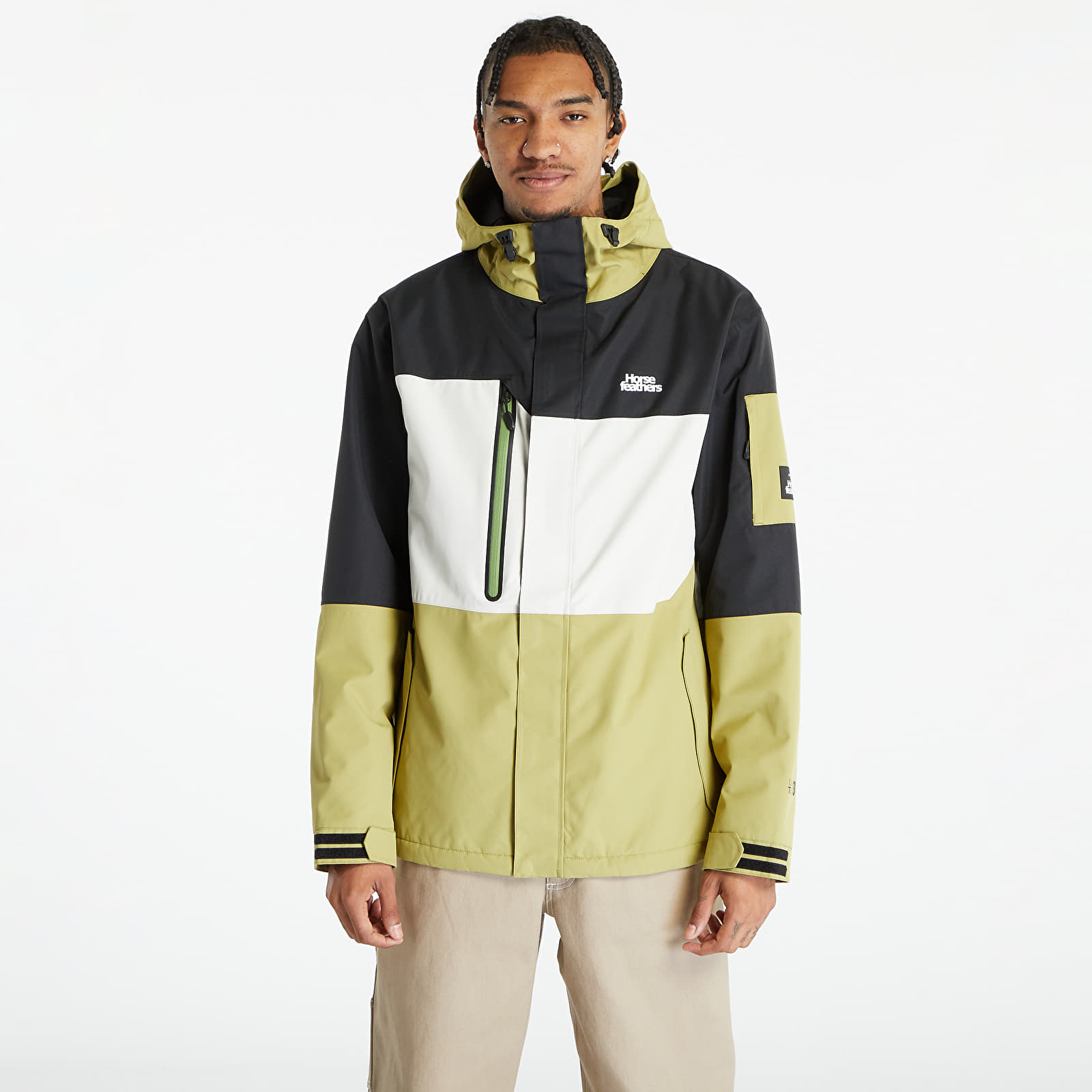 Jackets Horsefeathers Ripple Jacket Black/ Iguana