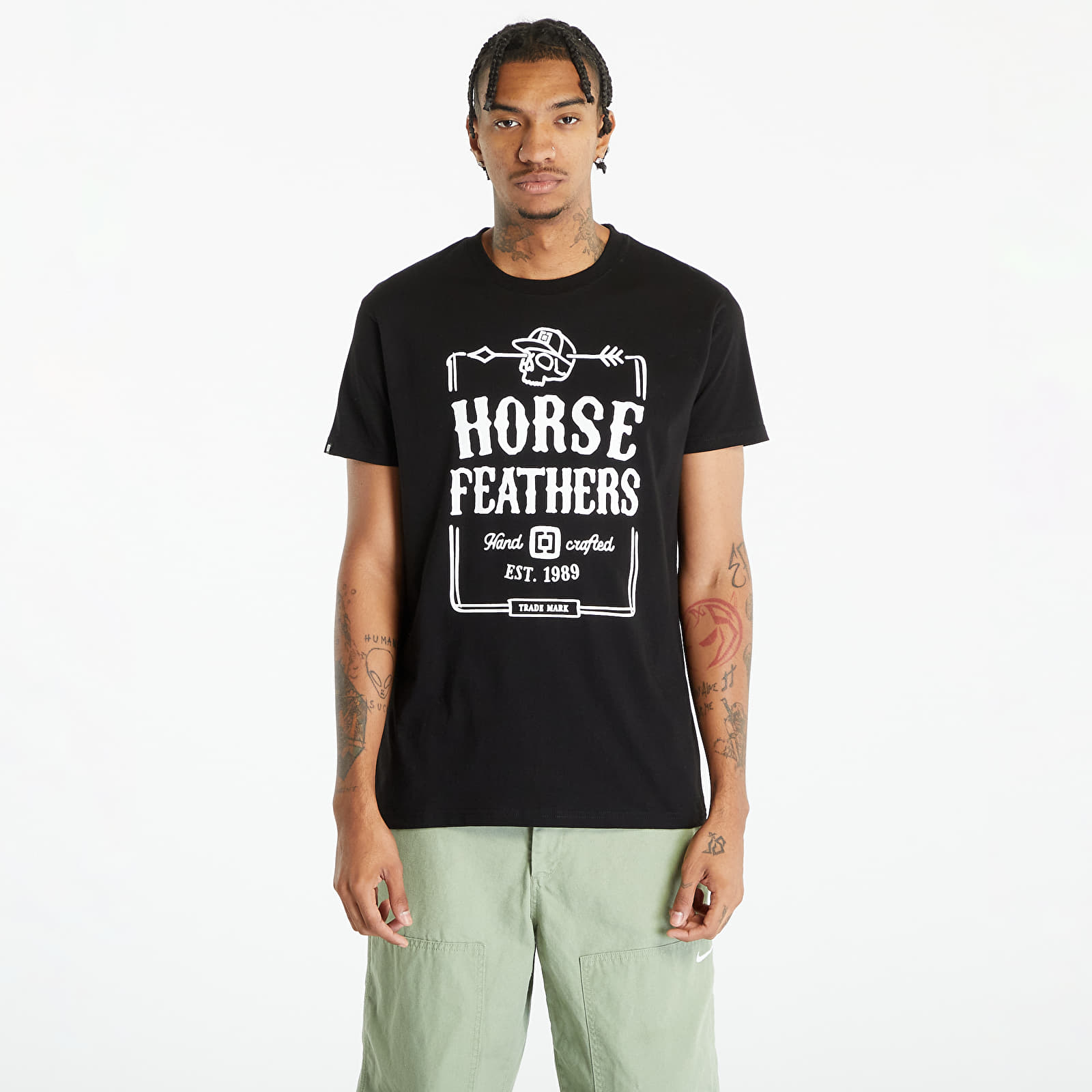 Tricou Horsefeathers Jack T-Shirt Black