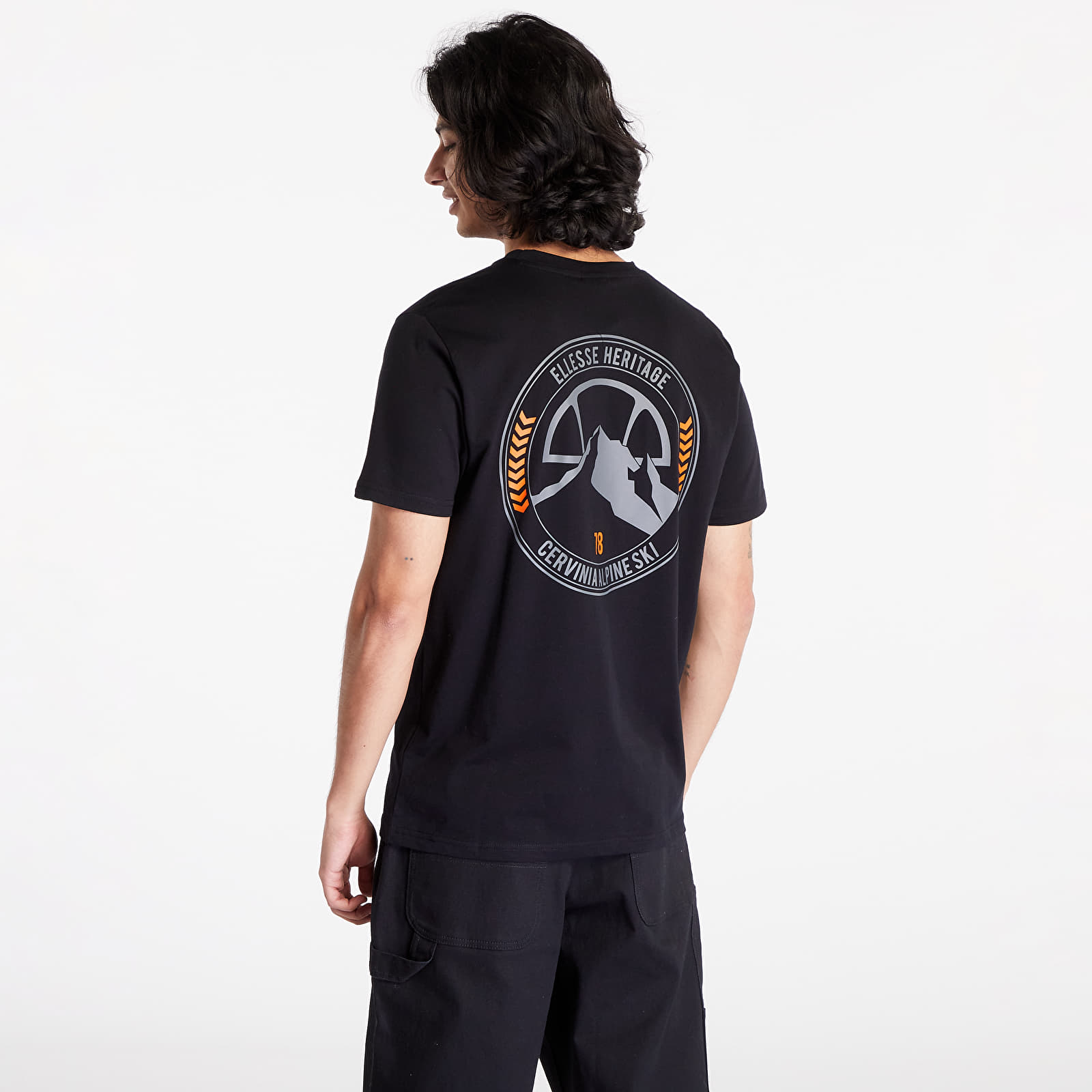 T-shirts ellesse Vallias Tee Black