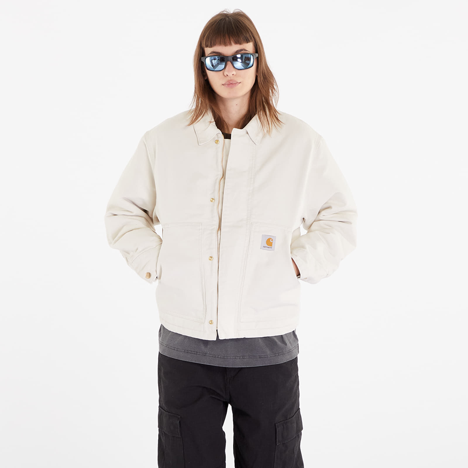 Jassen Carhartt WIP OG Arcan Jacket Salt Aged Canvas