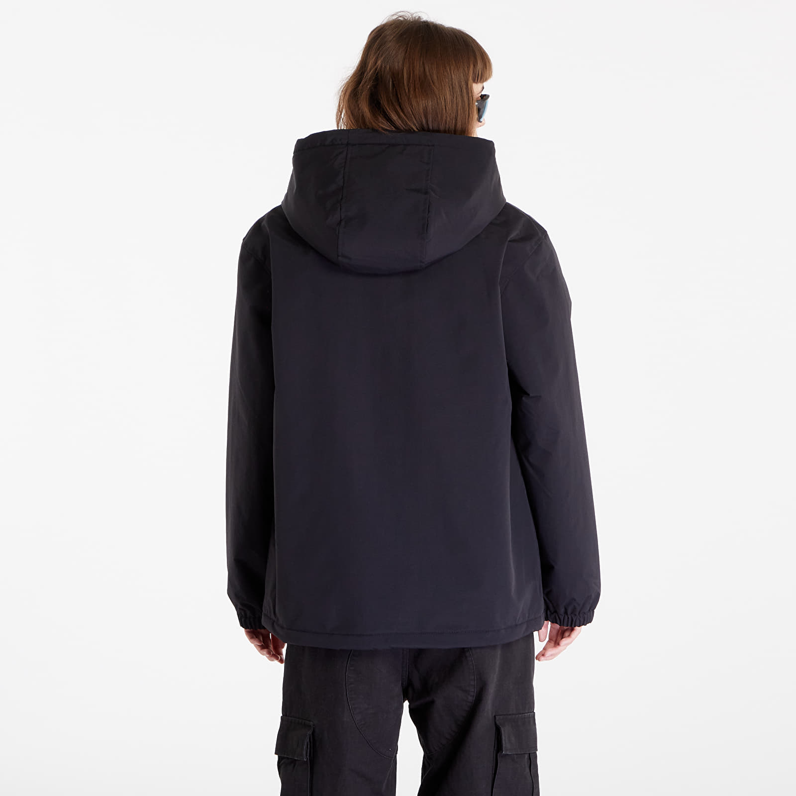 Kurtki Carhartt WIP Hooded Coach Jacket UNISEX Black/ White