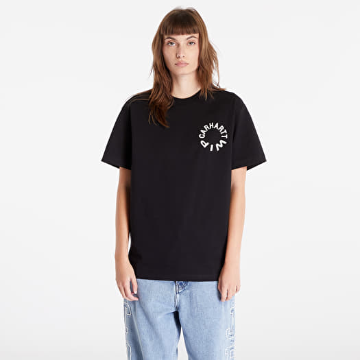 T-shirts Carhartt WIP Short-Sleeve Work Varsity T-Shirt Black/ Wax